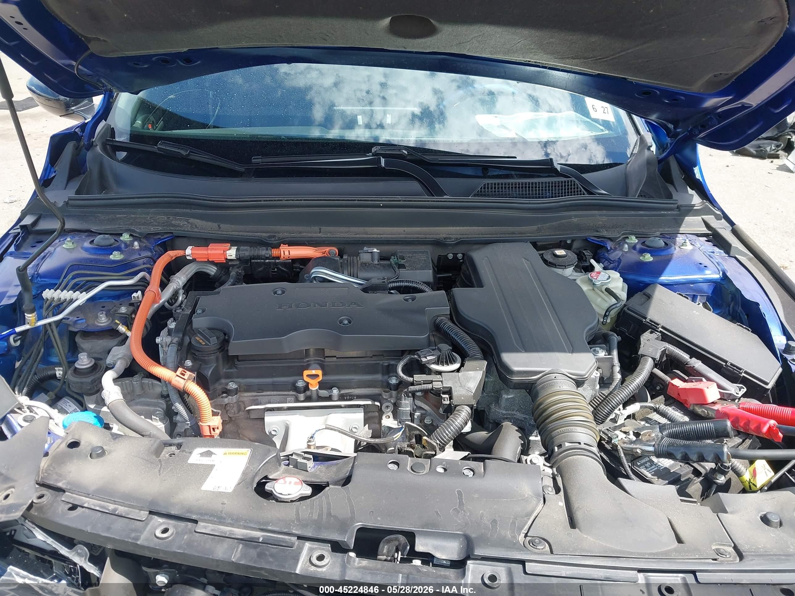 2022 Honda Accord Hybrid Sport Blue vin: 1HGCV3F20NA026822