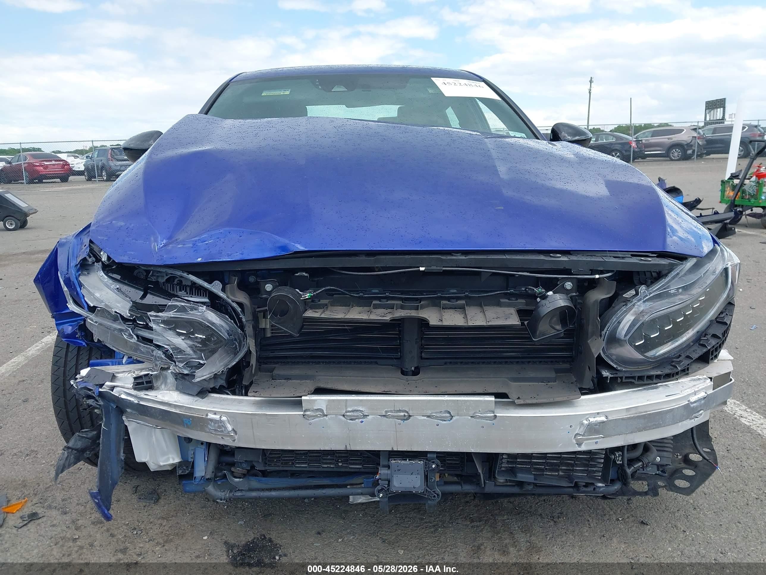 2022 Honda Accord Hybrid Sport Blue vin: 1HGCV3F20NA026822