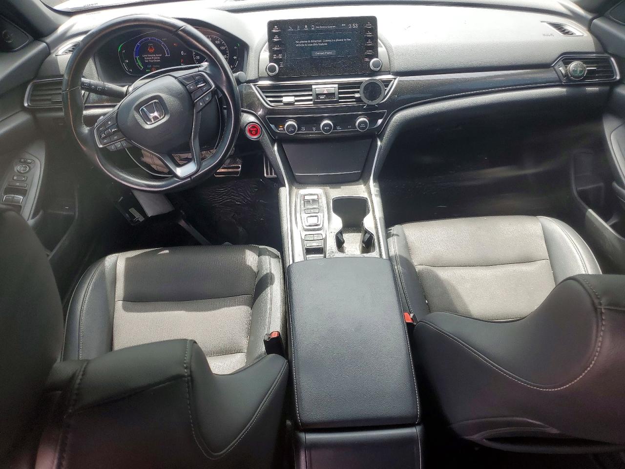2022 Honda Accord Hybrid Sport Серебряный vin: 1HGCV3F21NA028708