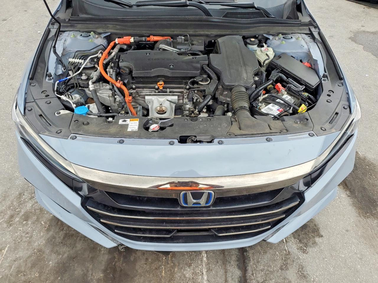 2022 Honda Accord Hybrid Sport Gray vin: 1HGCV3F21NA033553