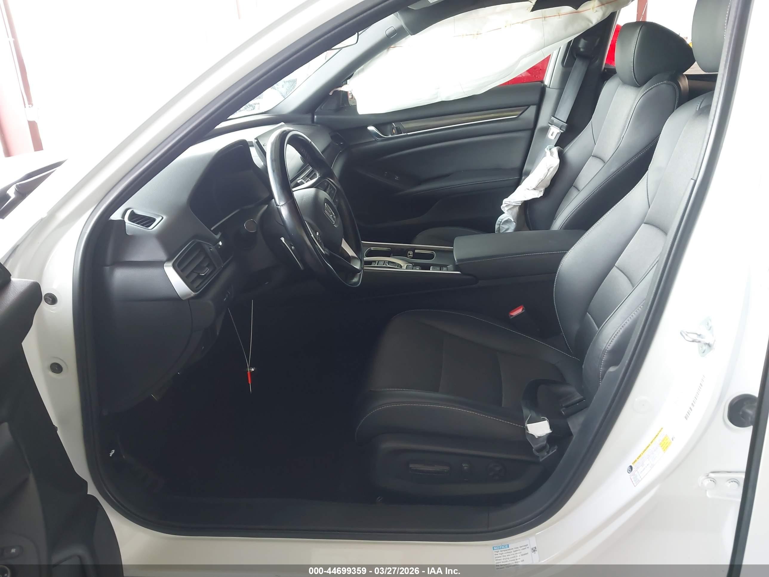 2022 Honda Accord Hybrid Sport White vin: 1HGCV3F25NA047326