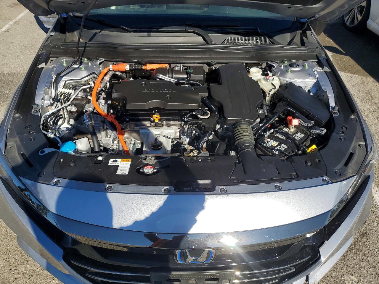 2022 Honda Accord Hybrid Sport Silver vin: 1HGCV3F26NA038540