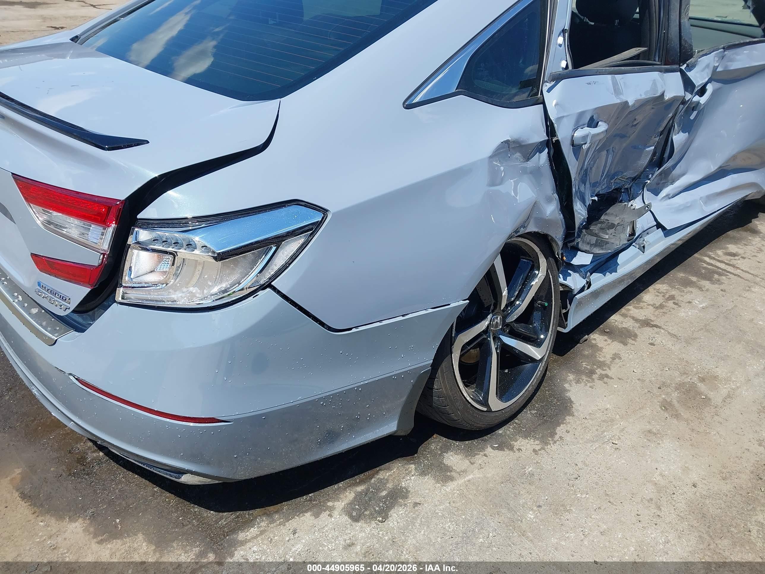 2022 Honda Accord Hybrid Sport Blue vin: 1HGCV3F28NA029757