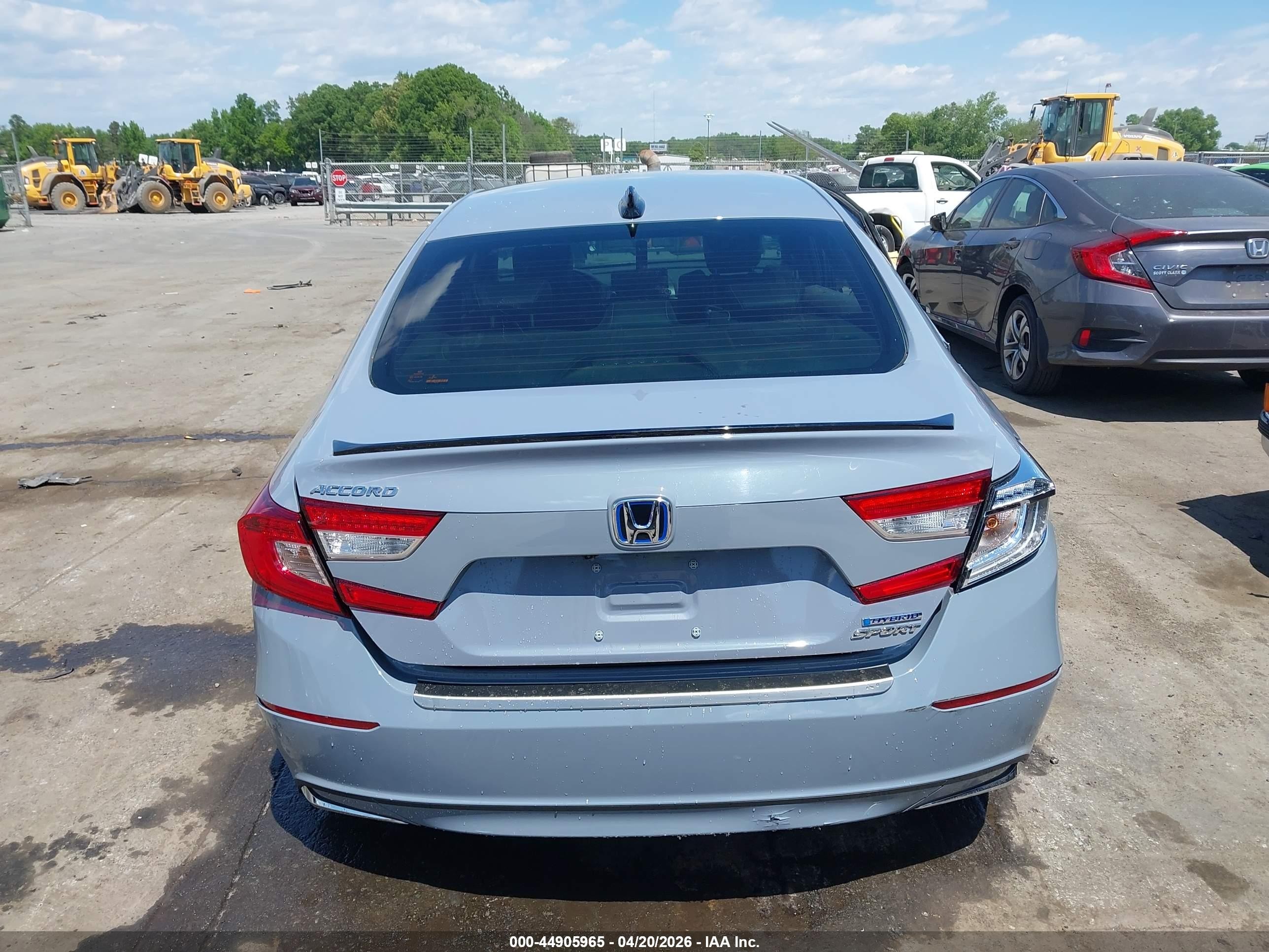 2022 Honda Accord Hybrid Sport Blue vin: 1HGCV3F28NA029757