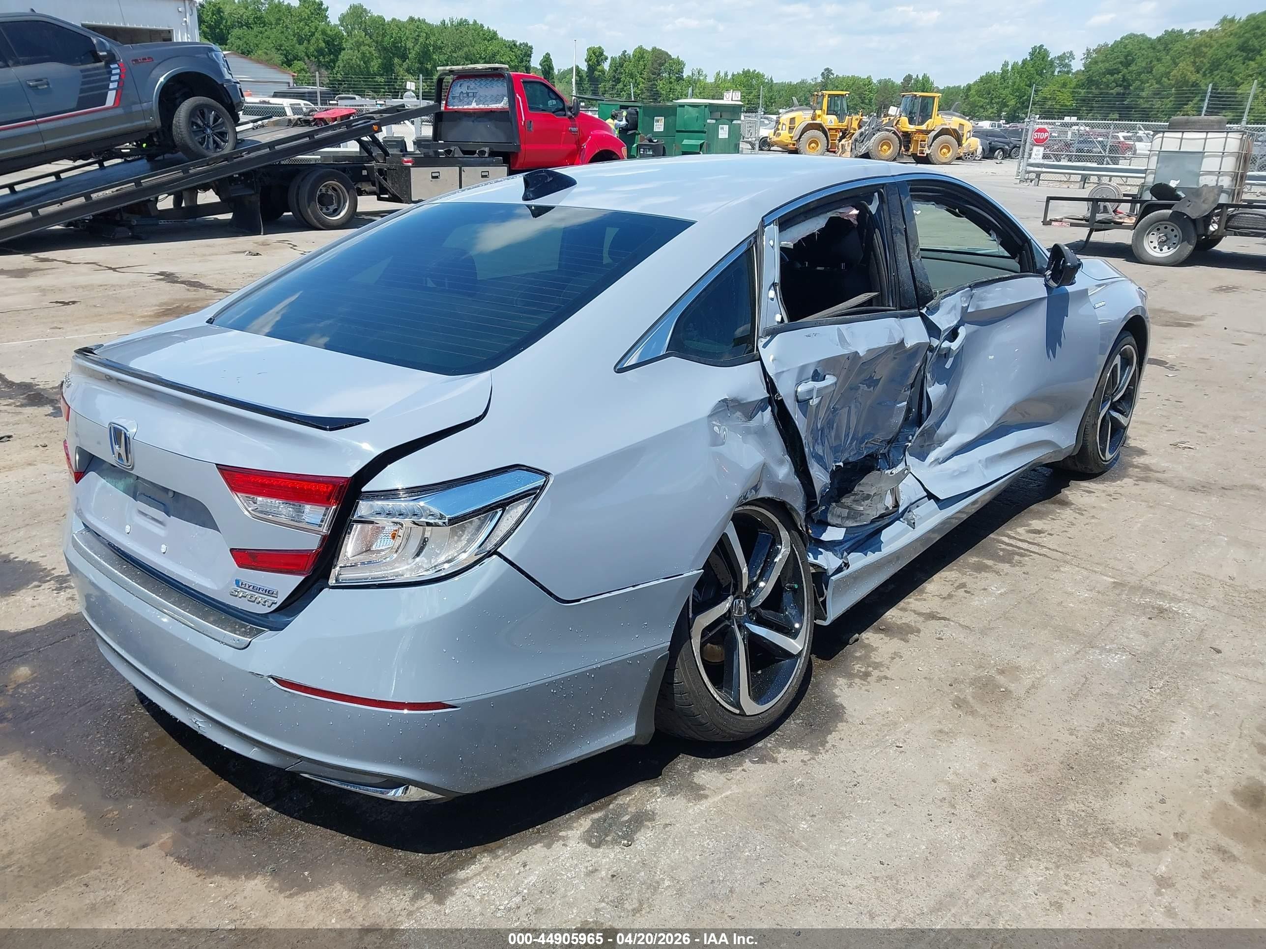 2022 Honda Accord Hybrid Sport Blue vin: 1HGCV3F28NA029757