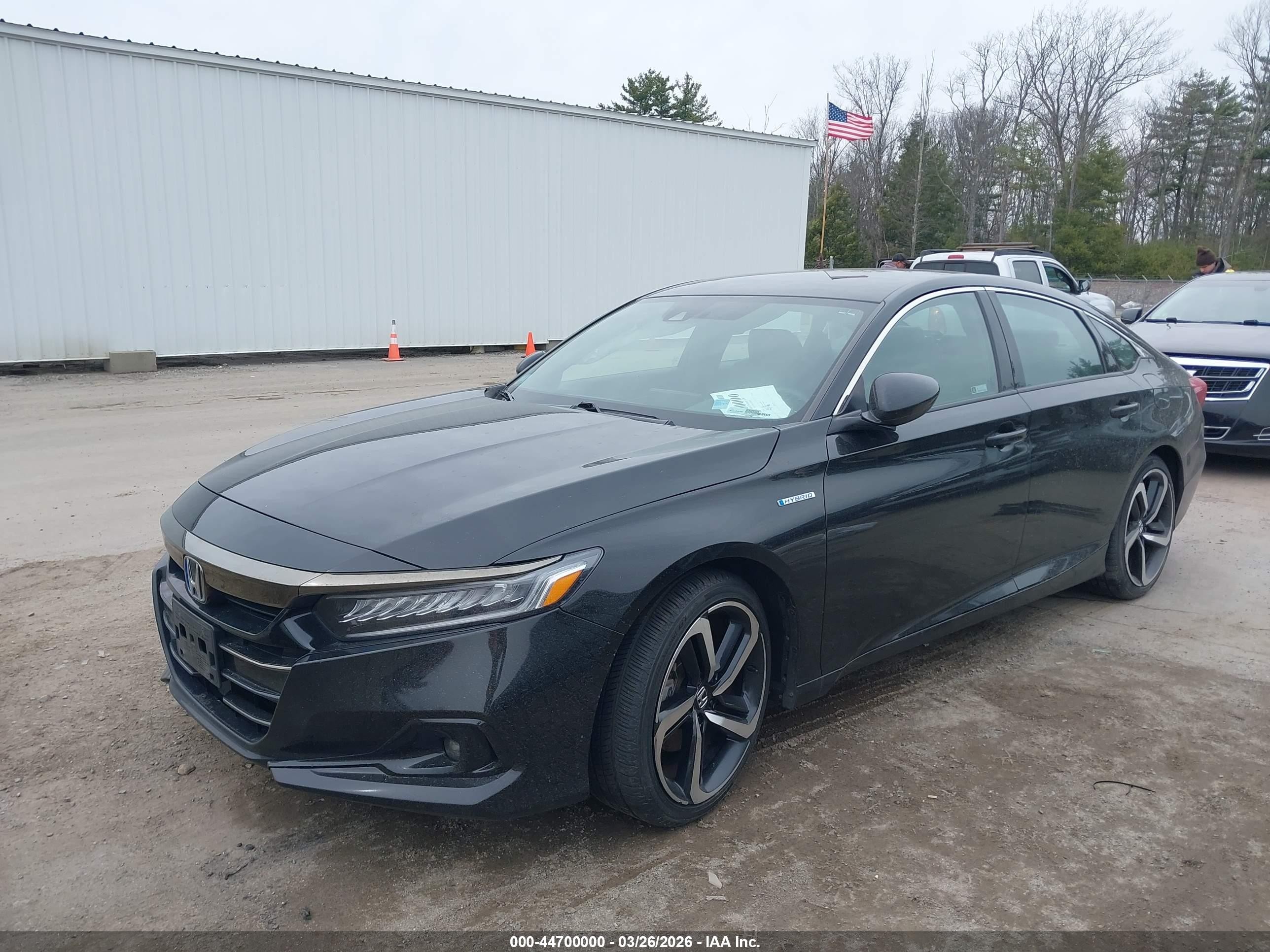 2022 Honda Accord Hybrid Sport Black vin: 1HGCV3F2XNA043921