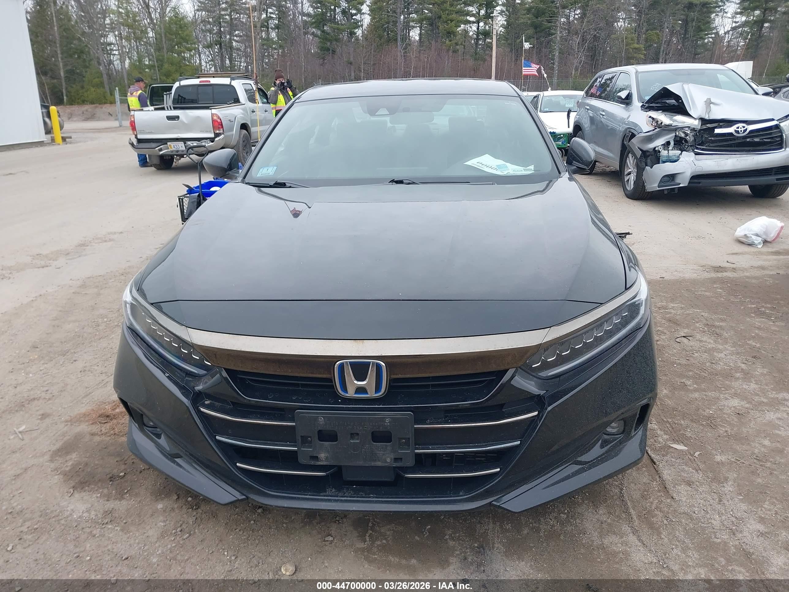 2022 Honda Accord Hybrid Sport Black vin: 1HGCV3F2XNA043921
