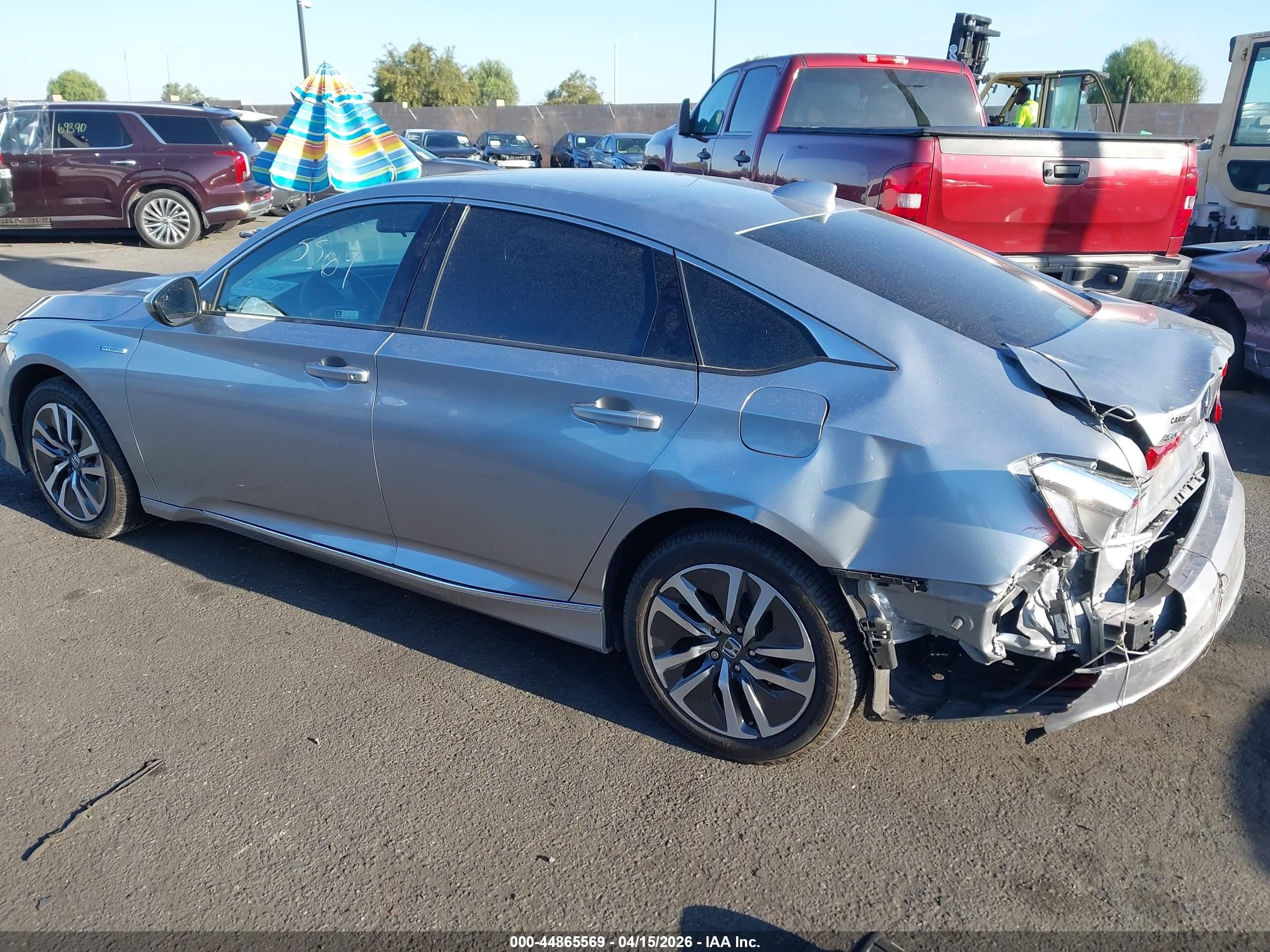 2021 Honda Accord Hybrid Ex Silver vin: 1HGCV3F42MA018995