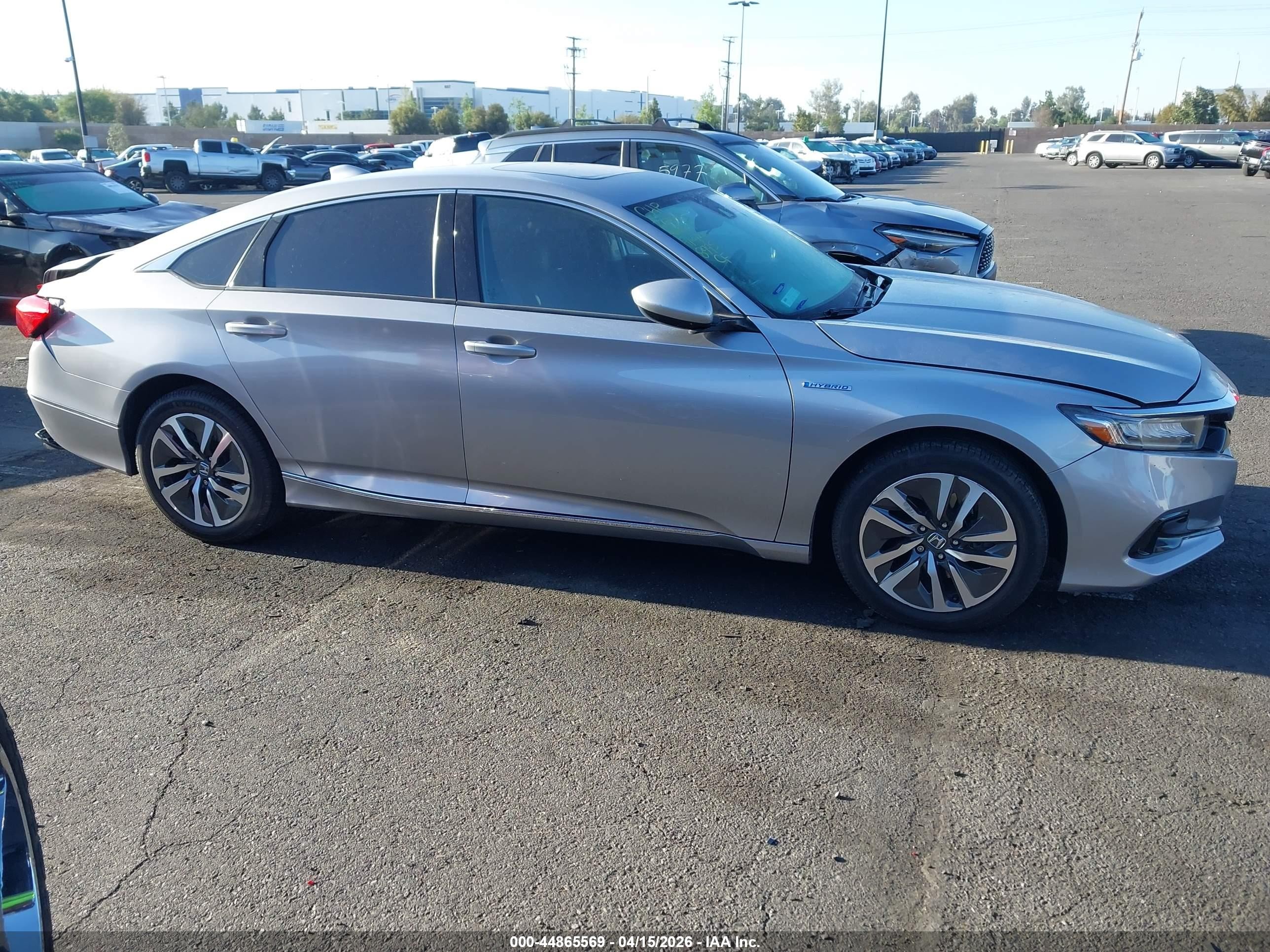 2021 Honda Accord Hybrid Ex Silver vin: 1HGCV3F42MA018995