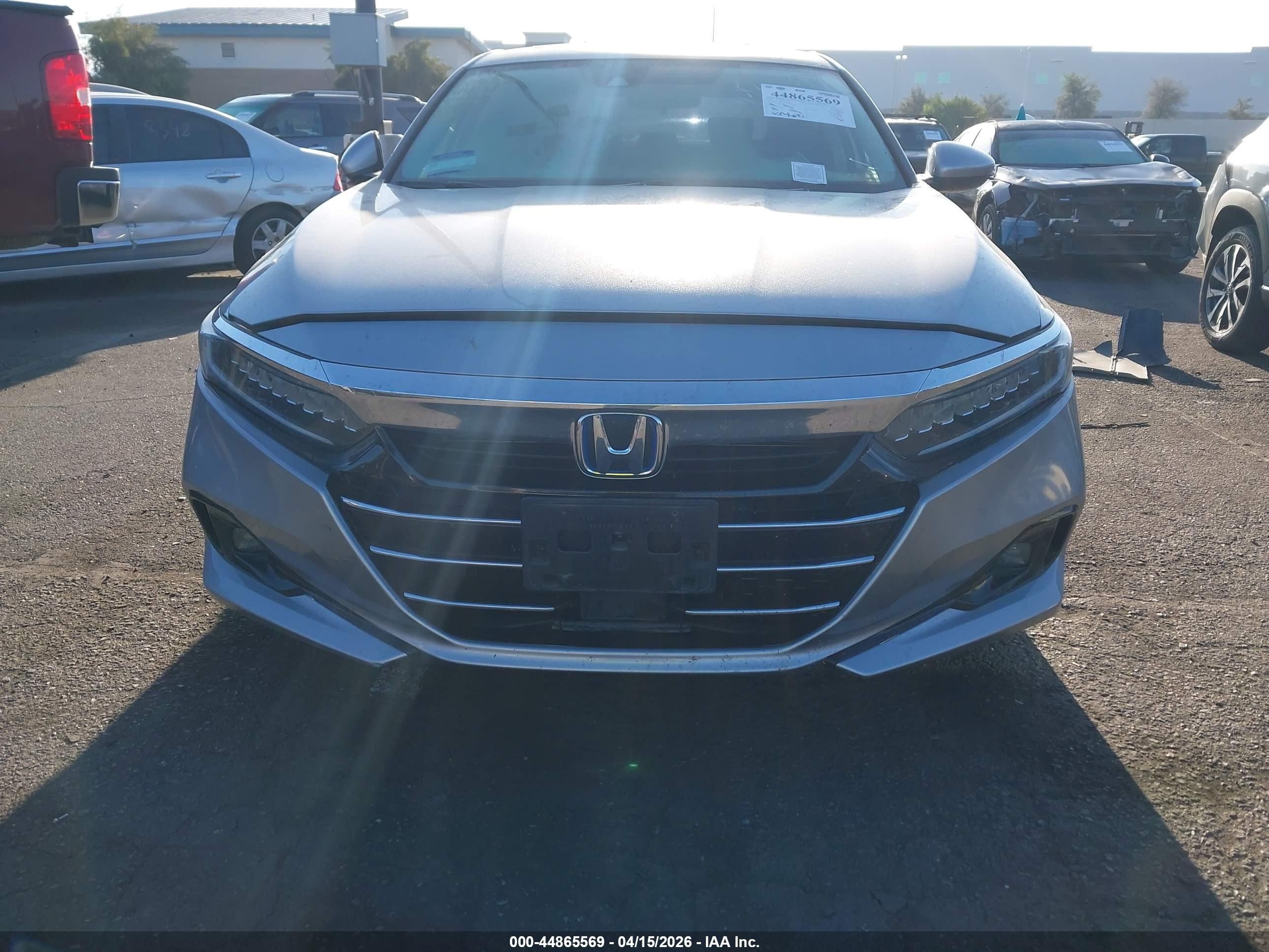 2021 Honda Accord Hybrid Ex Silver vin: 1HGCV3F42MA018995