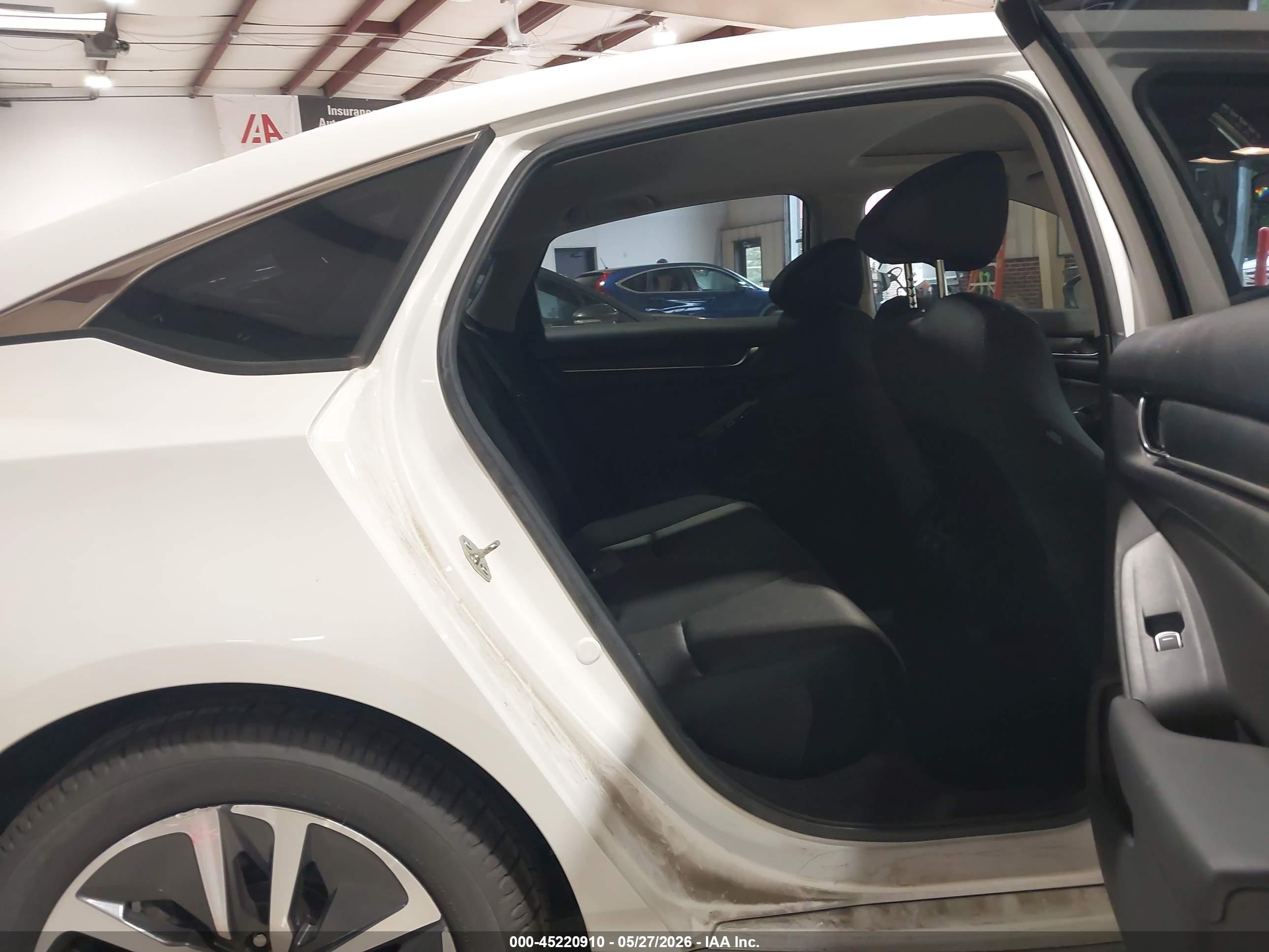 2021 Honda Accord Hybrid Ex White vin: 1HGCV3F43MA000540