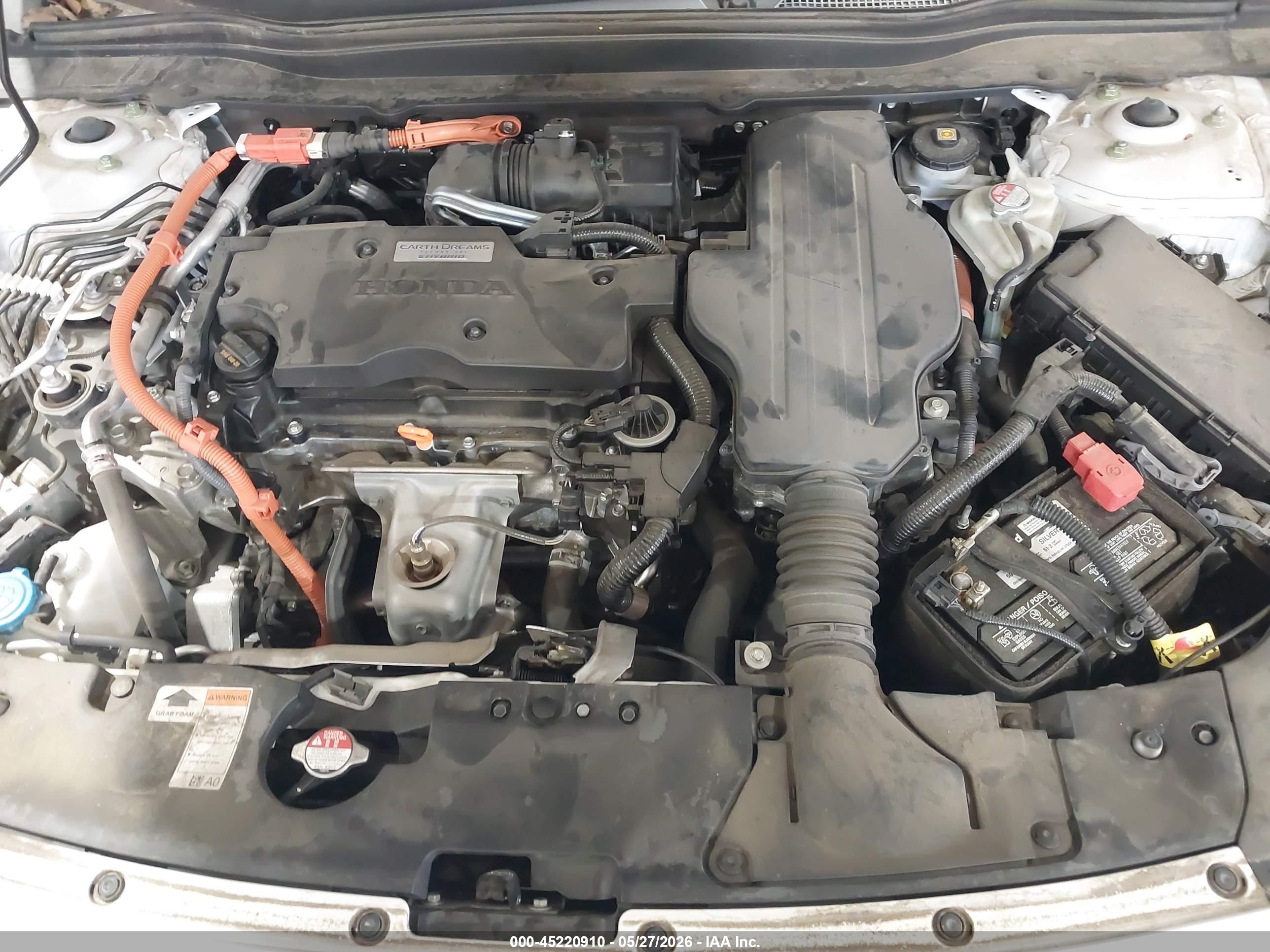 2021 Honda Accord Hybrid Ex White vin: 1HGCV3F43MA000540