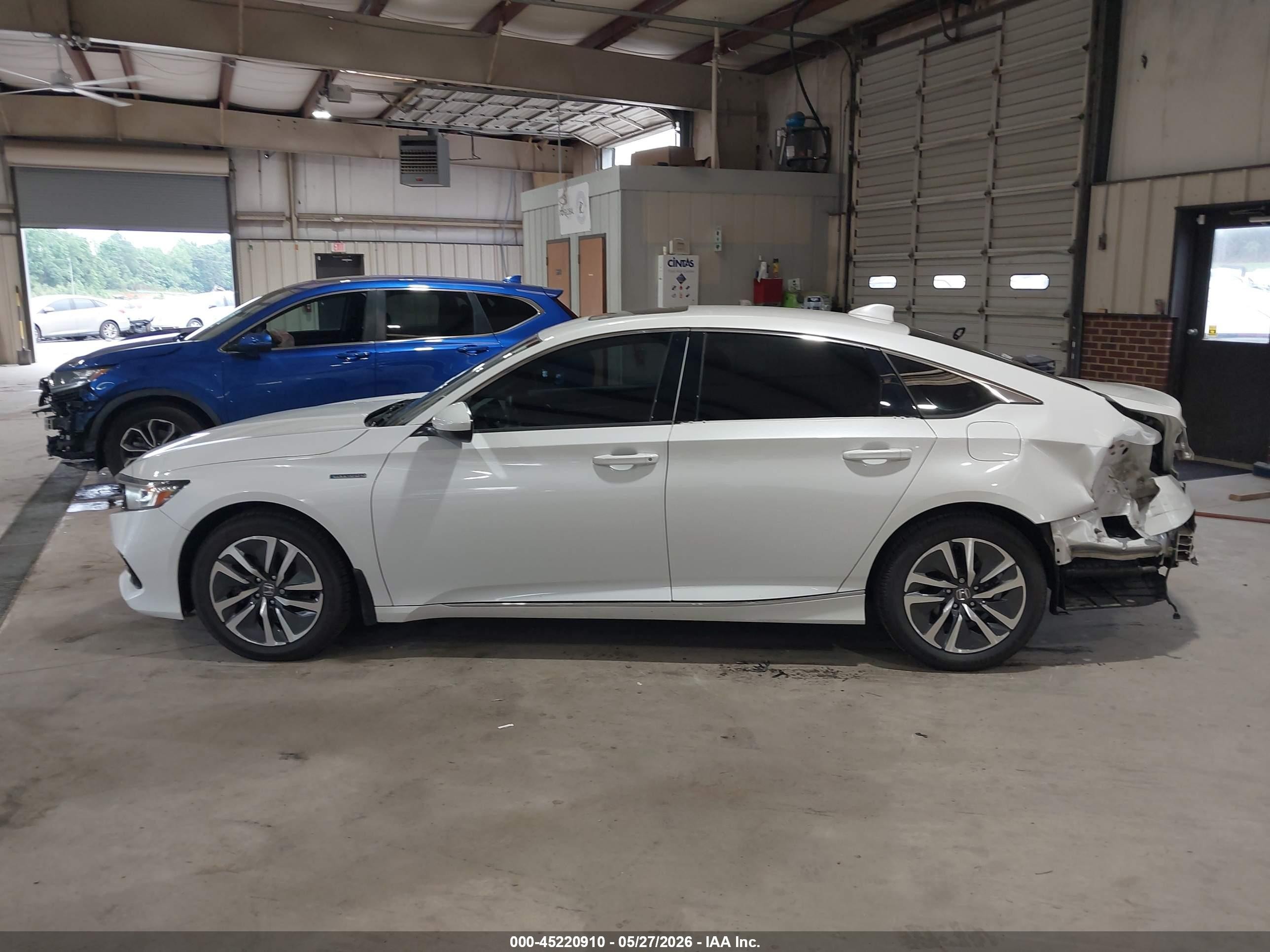 2021 Honda Accord Hybrid Ex White vin: 1HGCV3F43MA000540