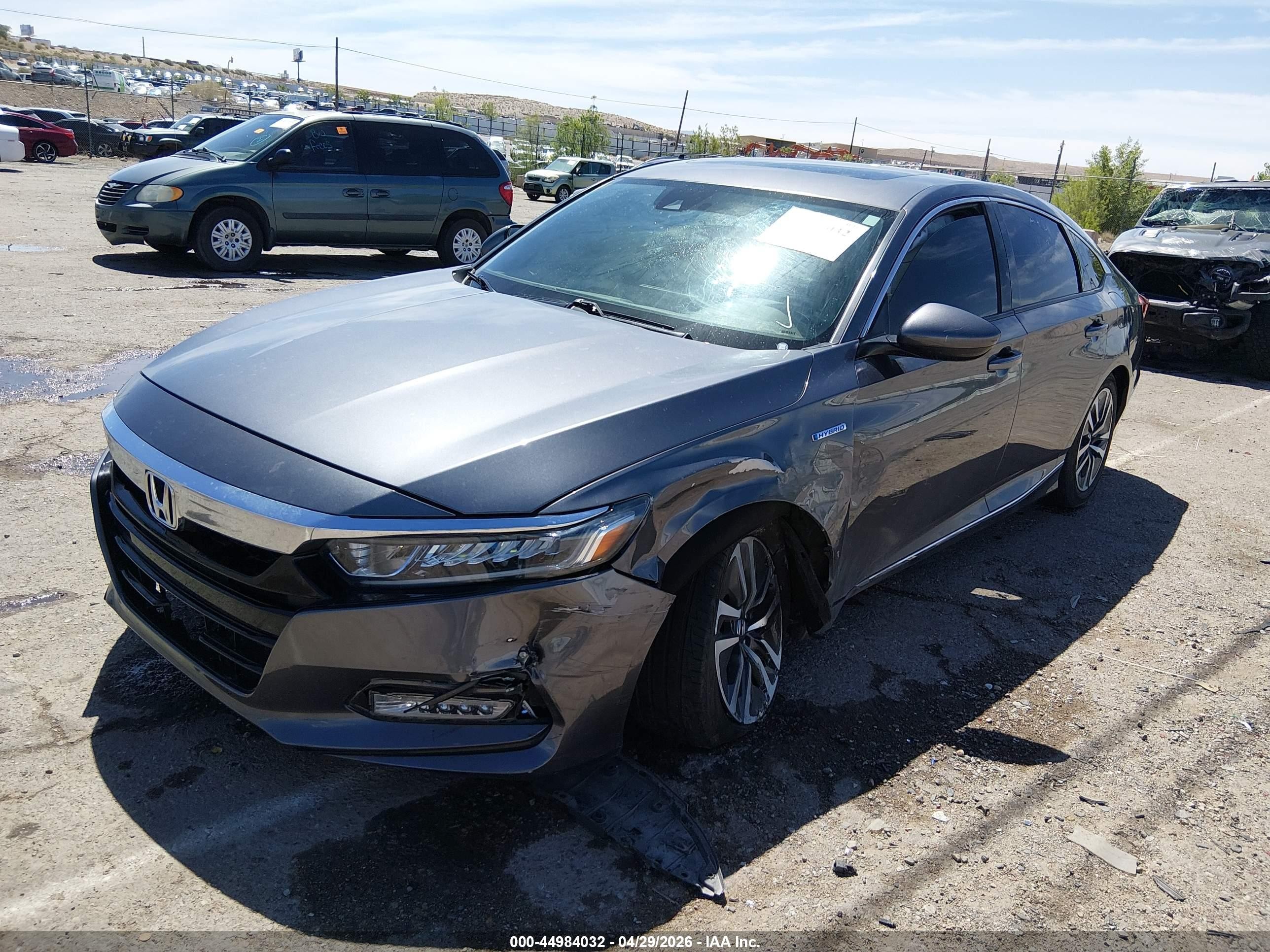 2020 Honda Accord Hybrid Ex Gray vin: 1HGCV3F46LA004063