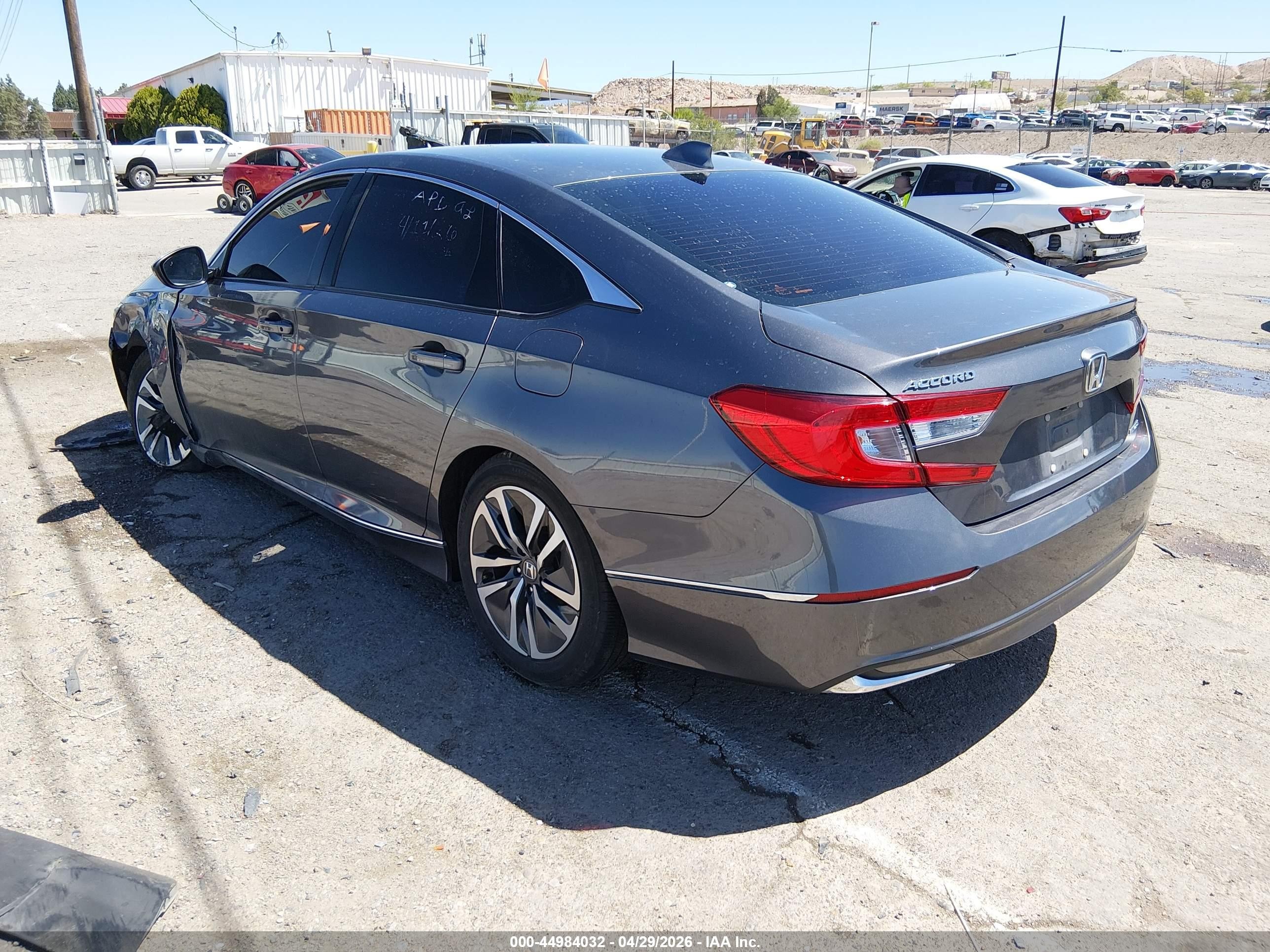 2020 Honda Accord Hybrid Ex Gray vin: 1HGCV3F46LA004063