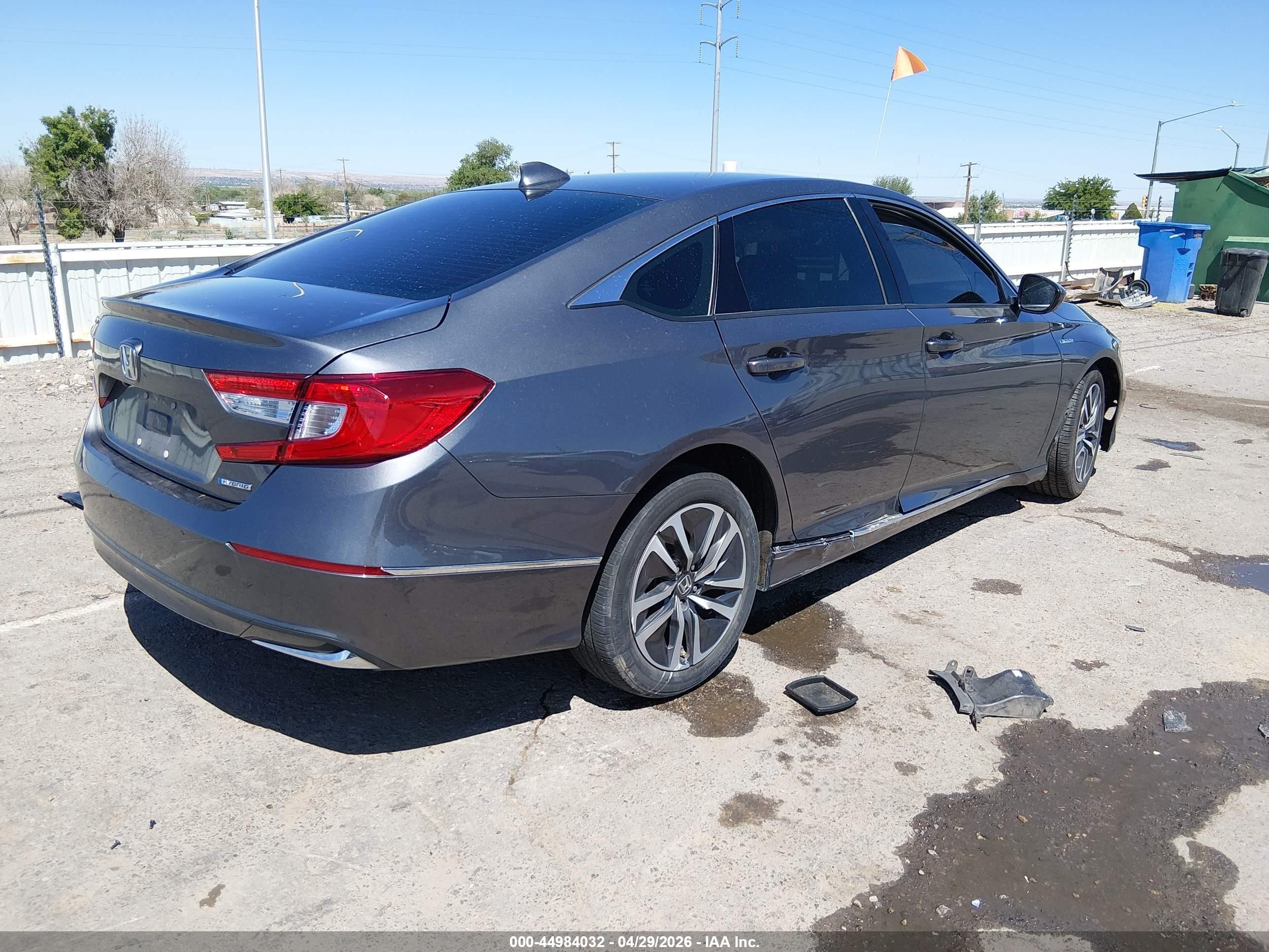 2020 Honda Accord Hybrid Ex Gray vin: 1HGCV3F46LA004063