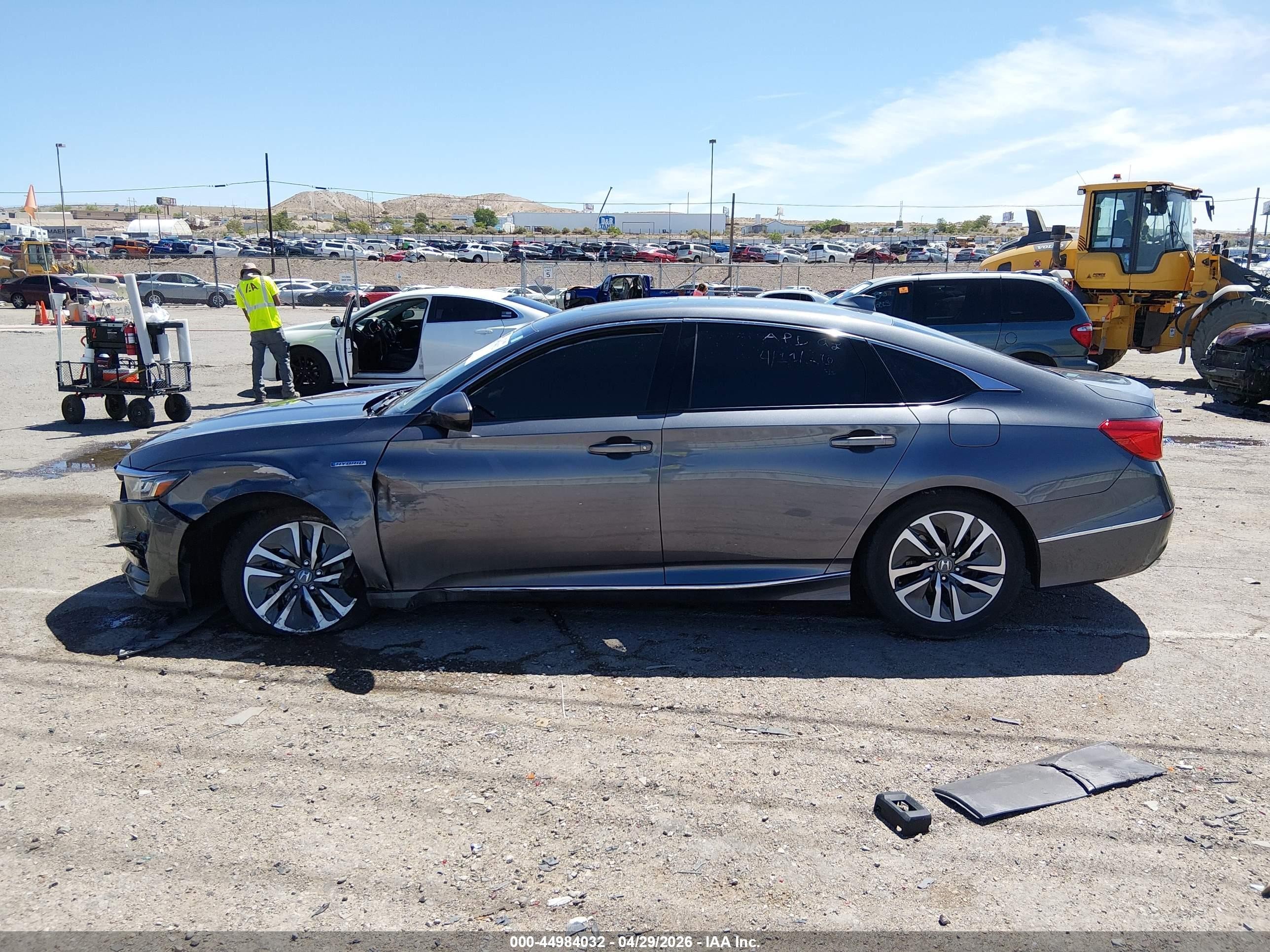 2020 Honda Accord Hybrid Ex Gray vin: 1HGCV3F46LA004063
