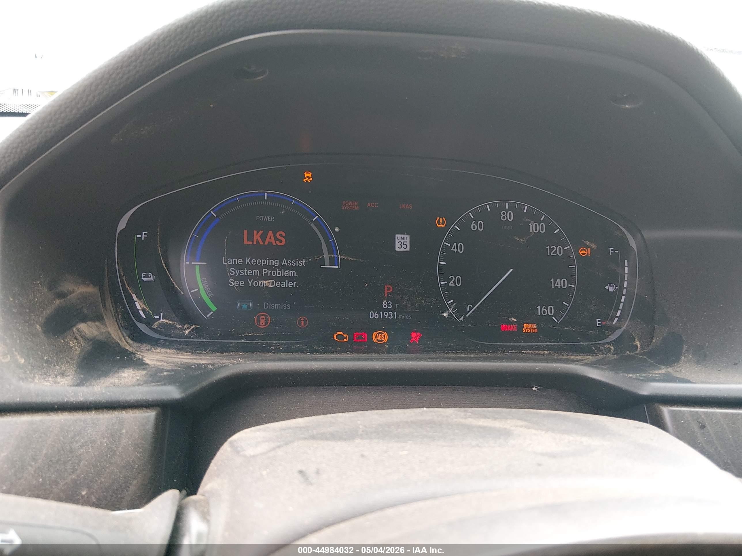 2020 Honda Accord Hybrid Ex Gray vin: 1HGCV3F46LA004063