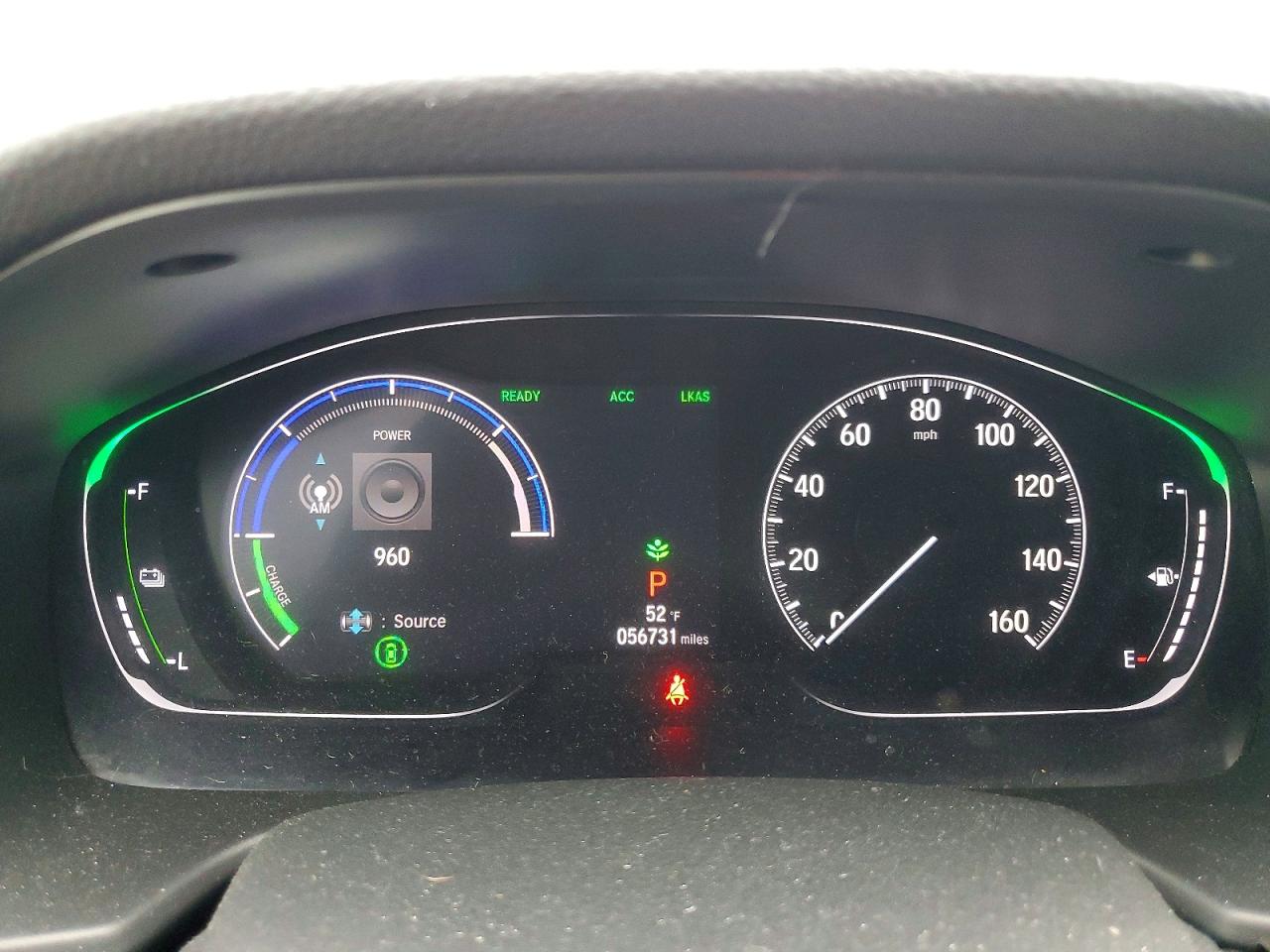 2020 Honda Accord Hybrid Ex Синий vin: 1HGCV3F46LA012650