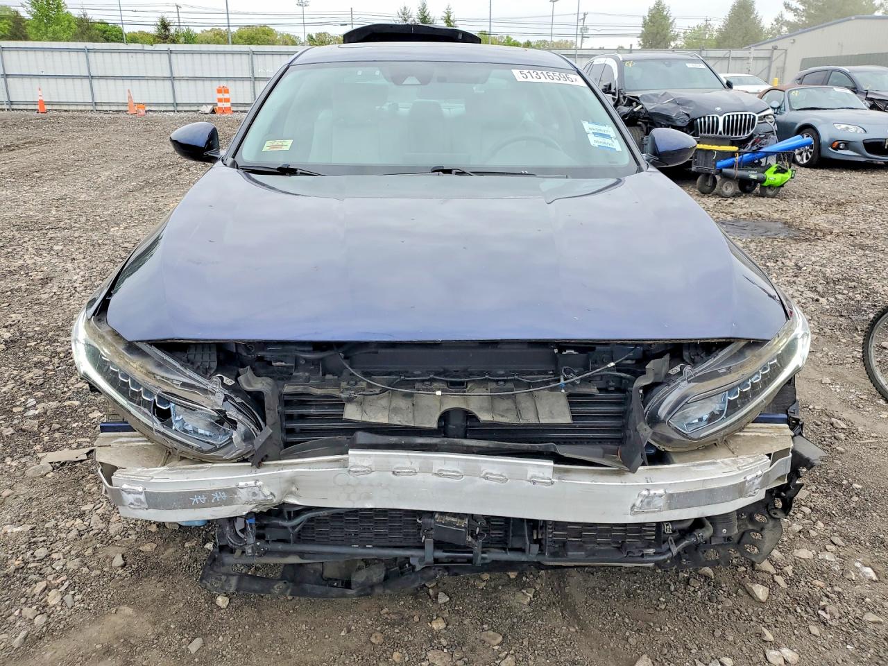 2020 Honda Accord Hybrid Ex Синий vin: 1HGCV3F46LA012650