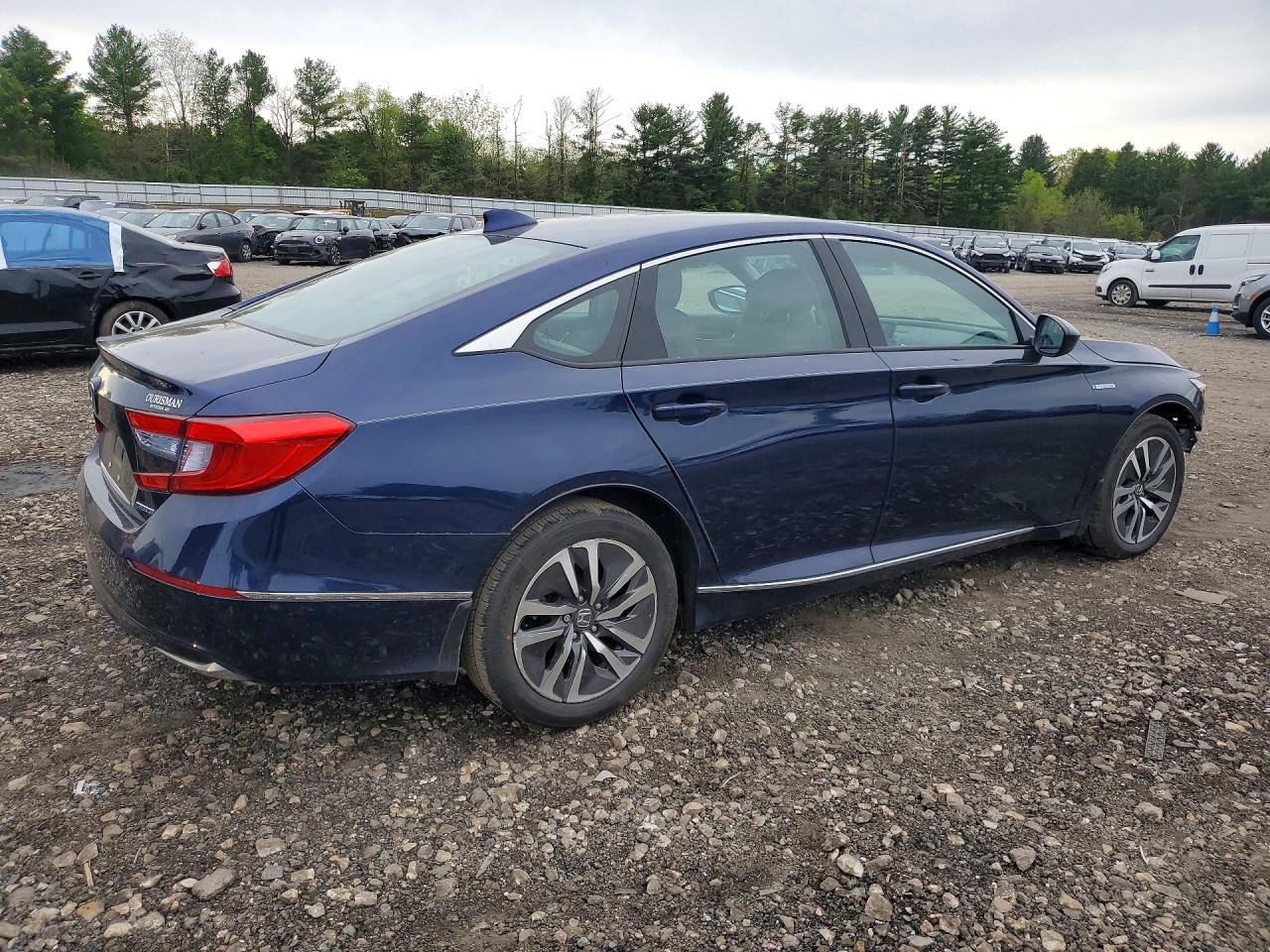 2020 Honda Accord Hybrid Ex Синий vin: 1HGCV3F46LA012650