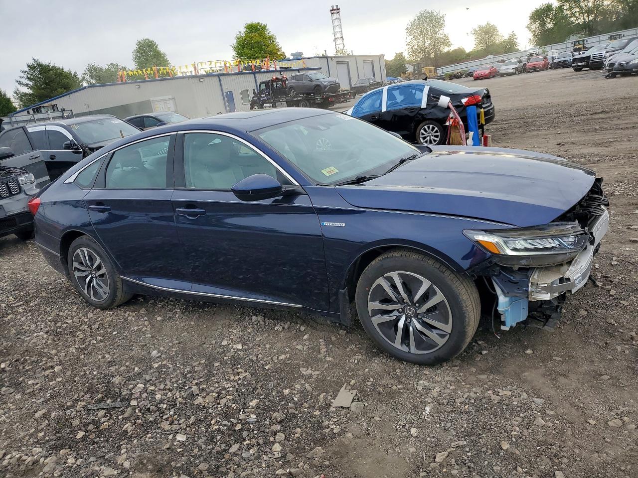 2020 Honda Accord Hybrid Ex Синий vin: 1HGCV3F46LA012650