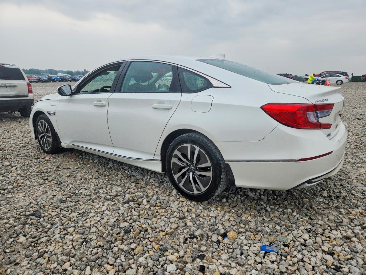 2018 Honda Accord Hybrid Ex White vin: 1HGCV3F48JA015689