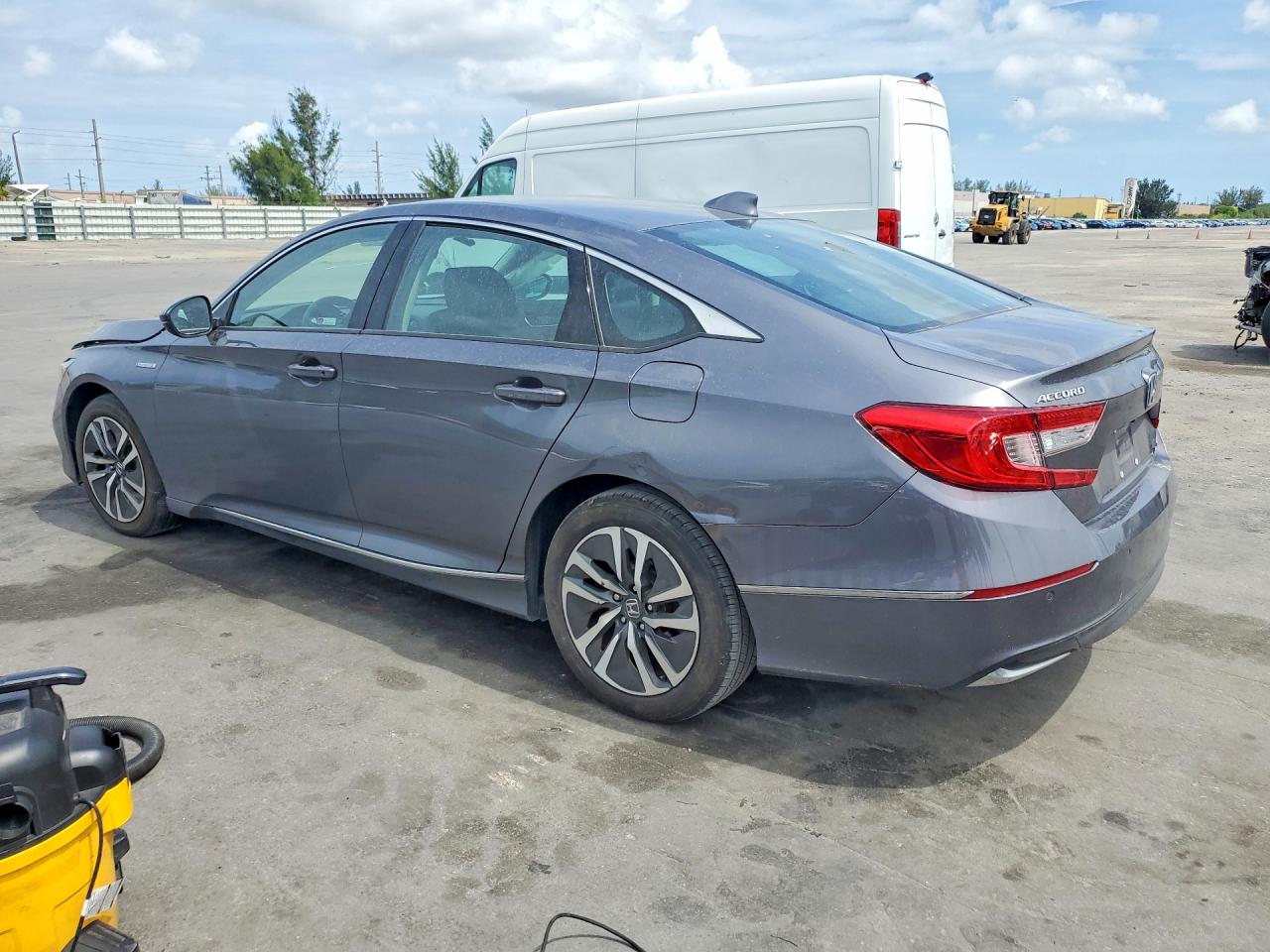 2022 Honda Accord Hybrid Exl Gray vin: 1HGCV3F50NA031528