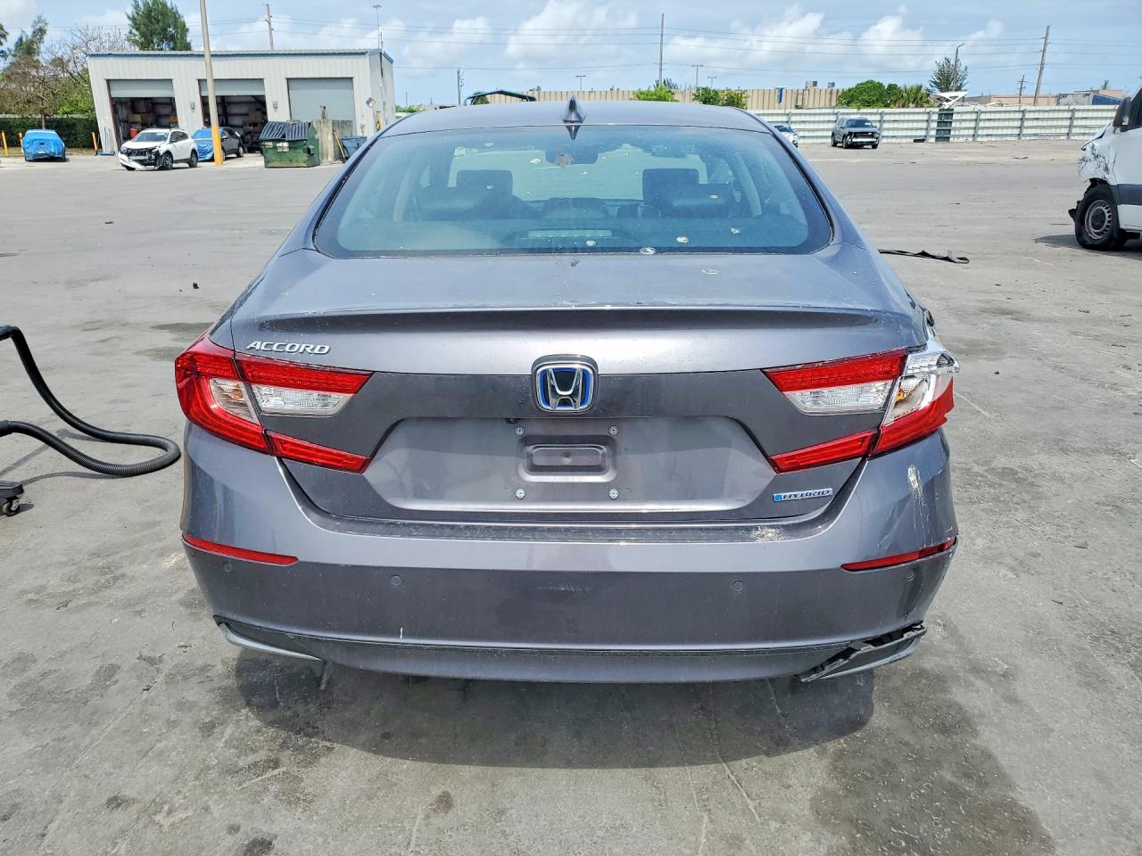 2022 Honda Accord Hybrid Exl Gray vin: 1HGCV3F50NA031528