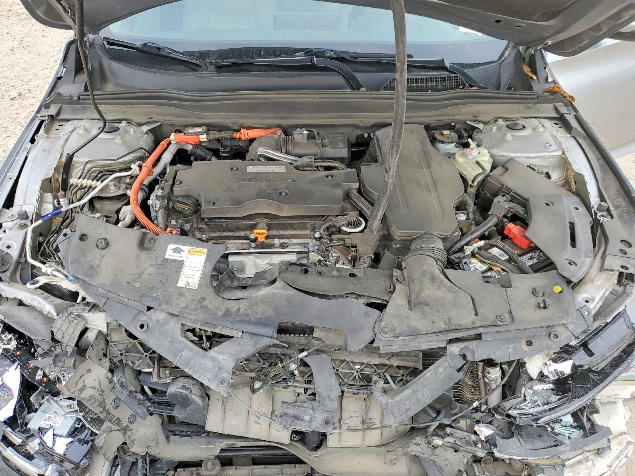 2018 Honda Accord Hybrid Exl Silver vin: 1HGCV3F52JA009279