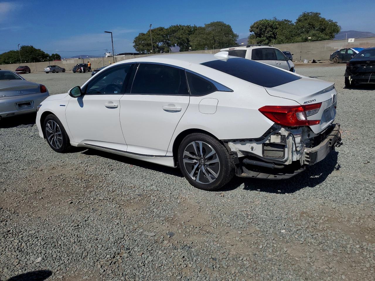 2021 Honda Accord Hybrid Exl White vin: 1HGCV3F52MA021081