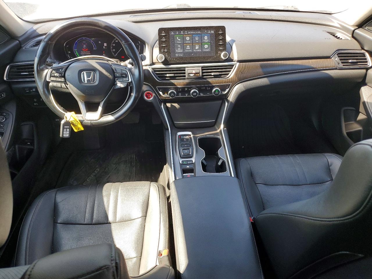 2021 Honda Accord Hybrid Exl White vin: 1HGCV3F52MA021081