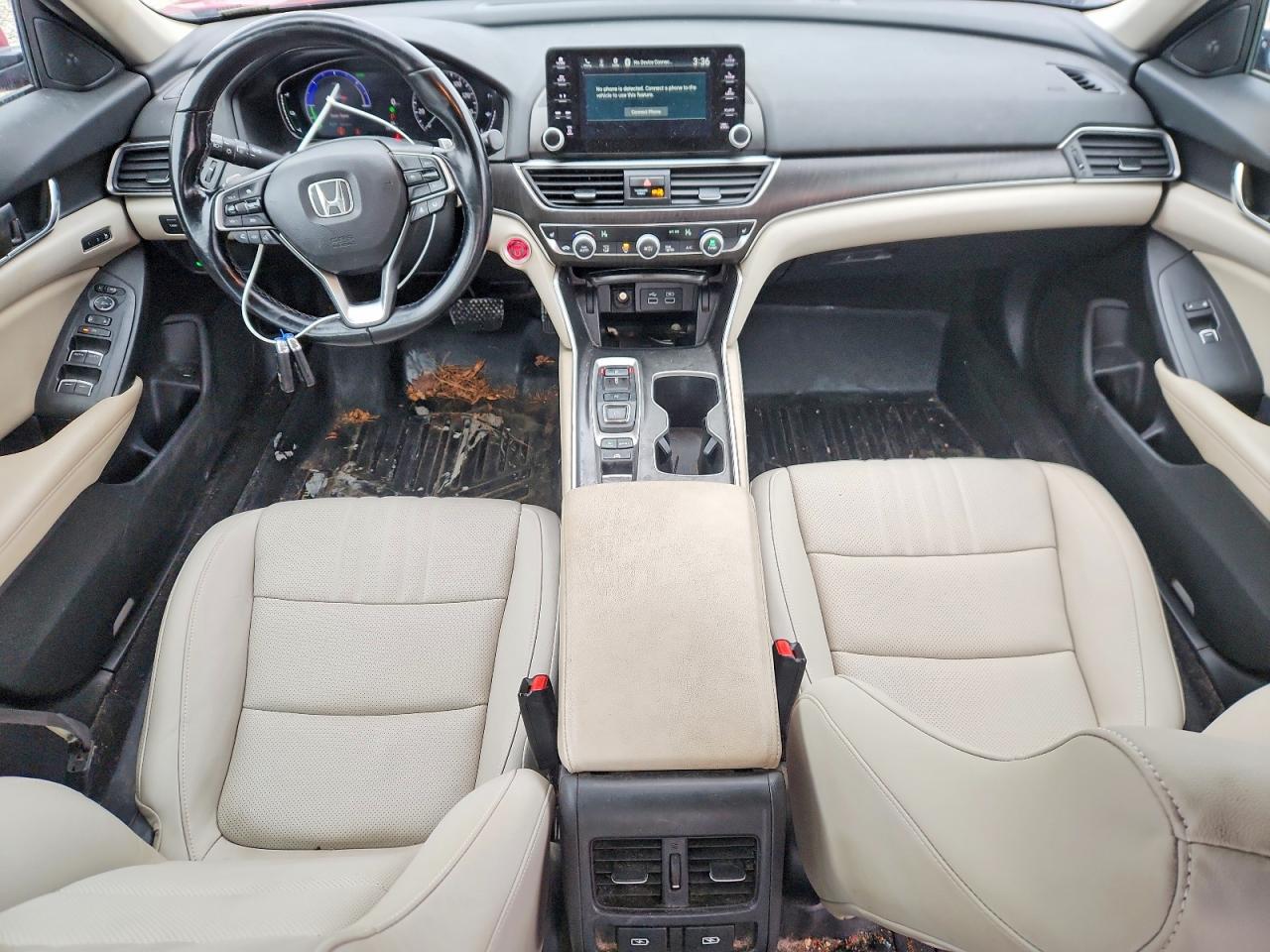 2022 Honda Accord Hybrid Exl Red vin: 1HGCV3F52NA027951