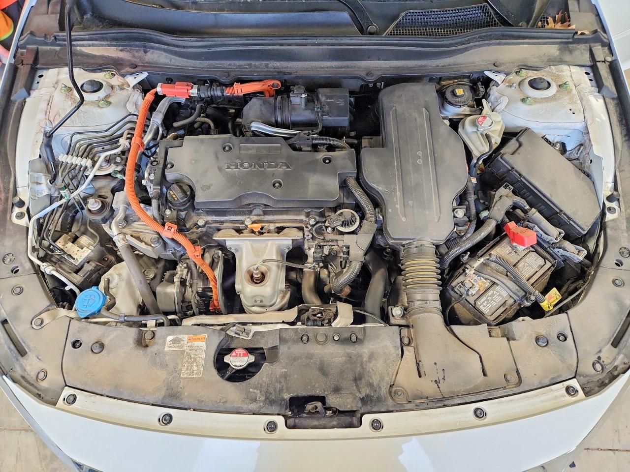 2022 Honda Accord Hybrid Exl White vin: 1HGCV3F53NA020992
