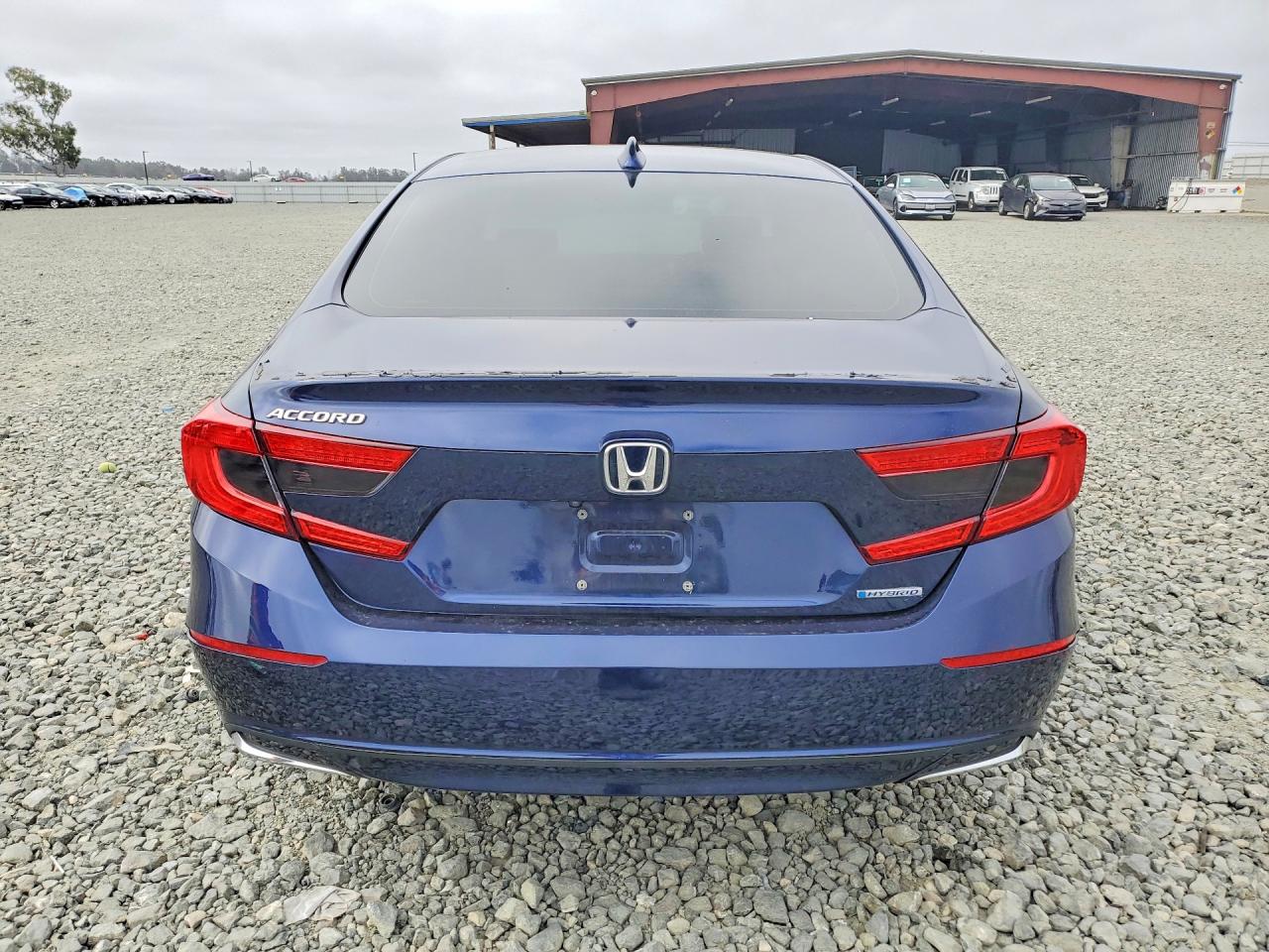 2020 Honda Accord Hybrid Exl Blue vin: 1HGCV3F55LA000451