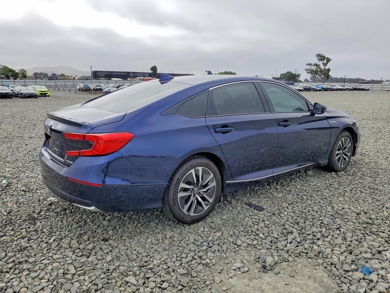 2020 Honda Accord Hybrid Exl Blue vin: 1HGCV3F55LA000451