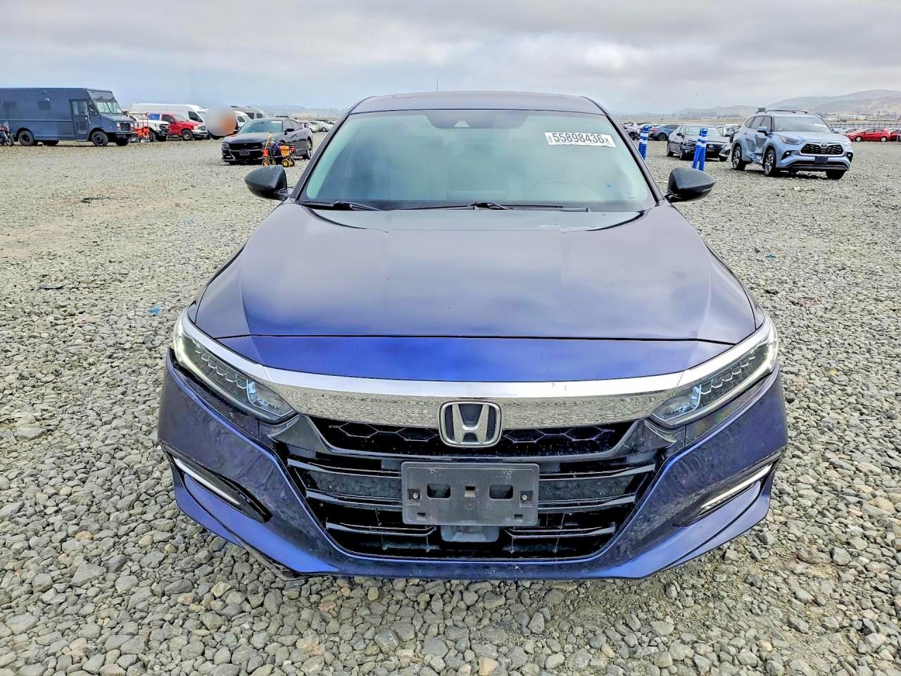 2020 Honda Accord Hybrid Exl Blue vin: 1HGCV3F55LA000451