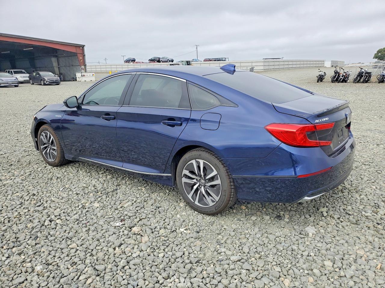 2020 Honda Accord Hybrid Exl Blue vin: 1HGCV3F55LA000451