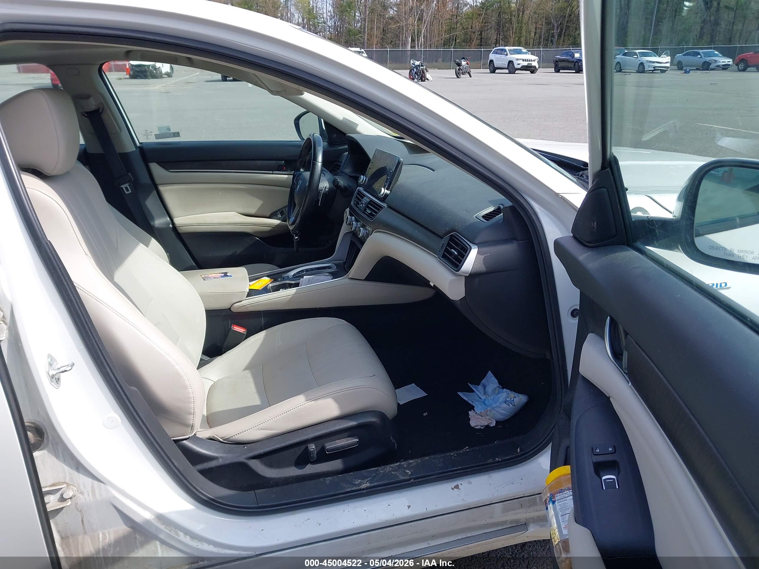 2021 Honda Accord Hybrid Ex-l Белый vin: 1HGCV3F55MA004727