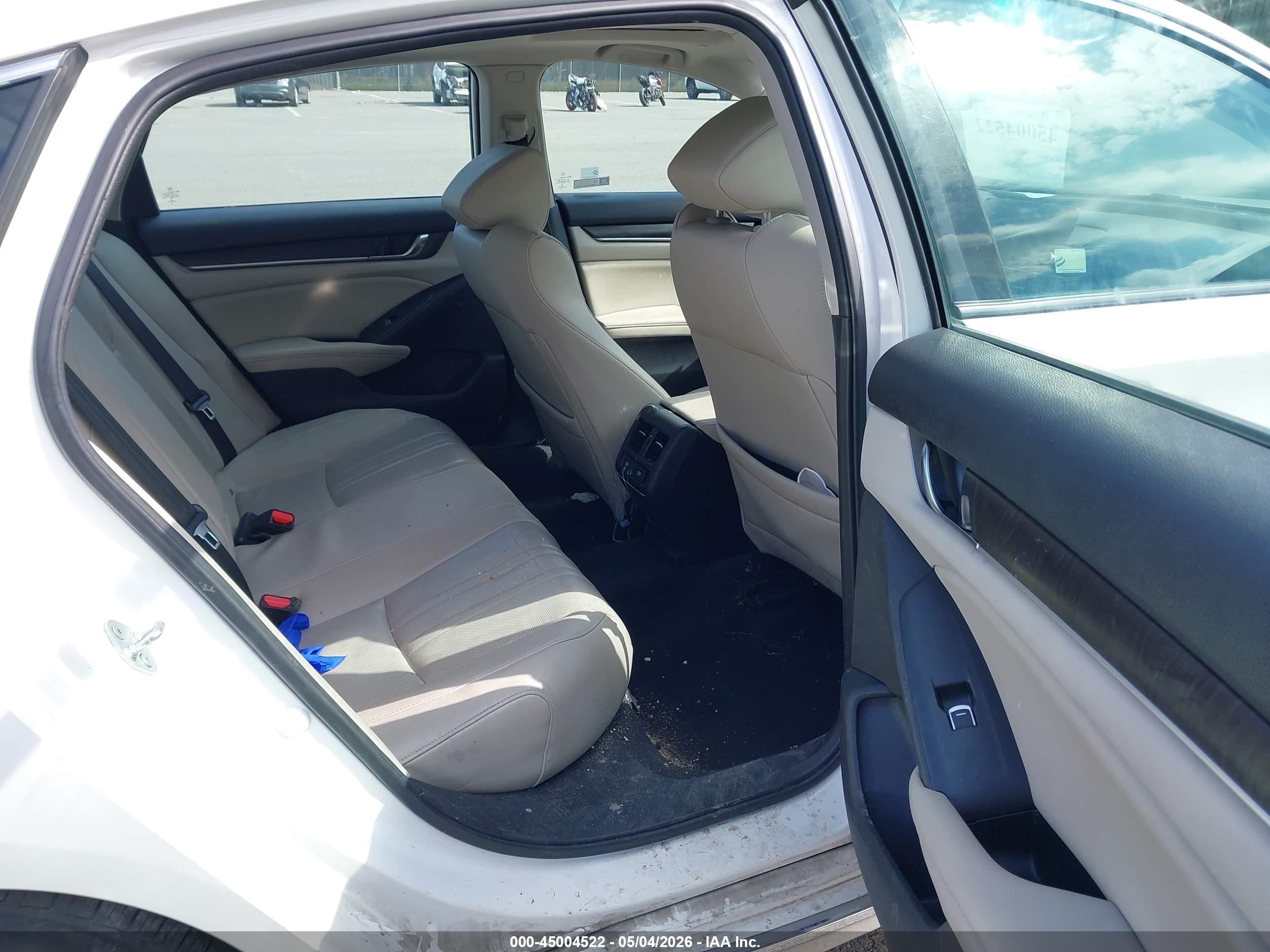 2021 Honda Accord Hybrid Ex-l Белый vin: 1HGCV3F55MA004727