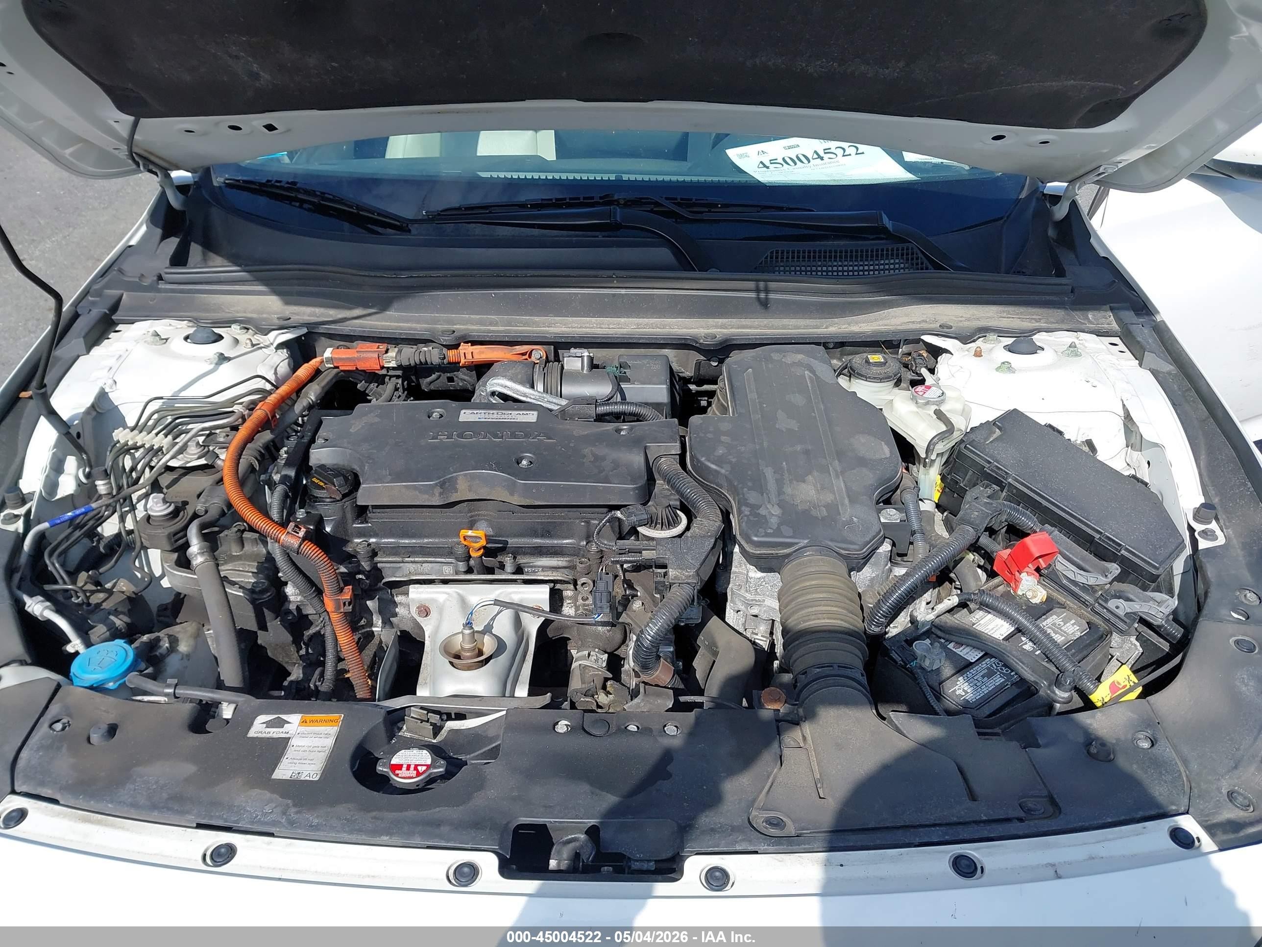 2021 Honda Accord Hybrid Ex-l Белый vin: 1HGCV3F55MA004727