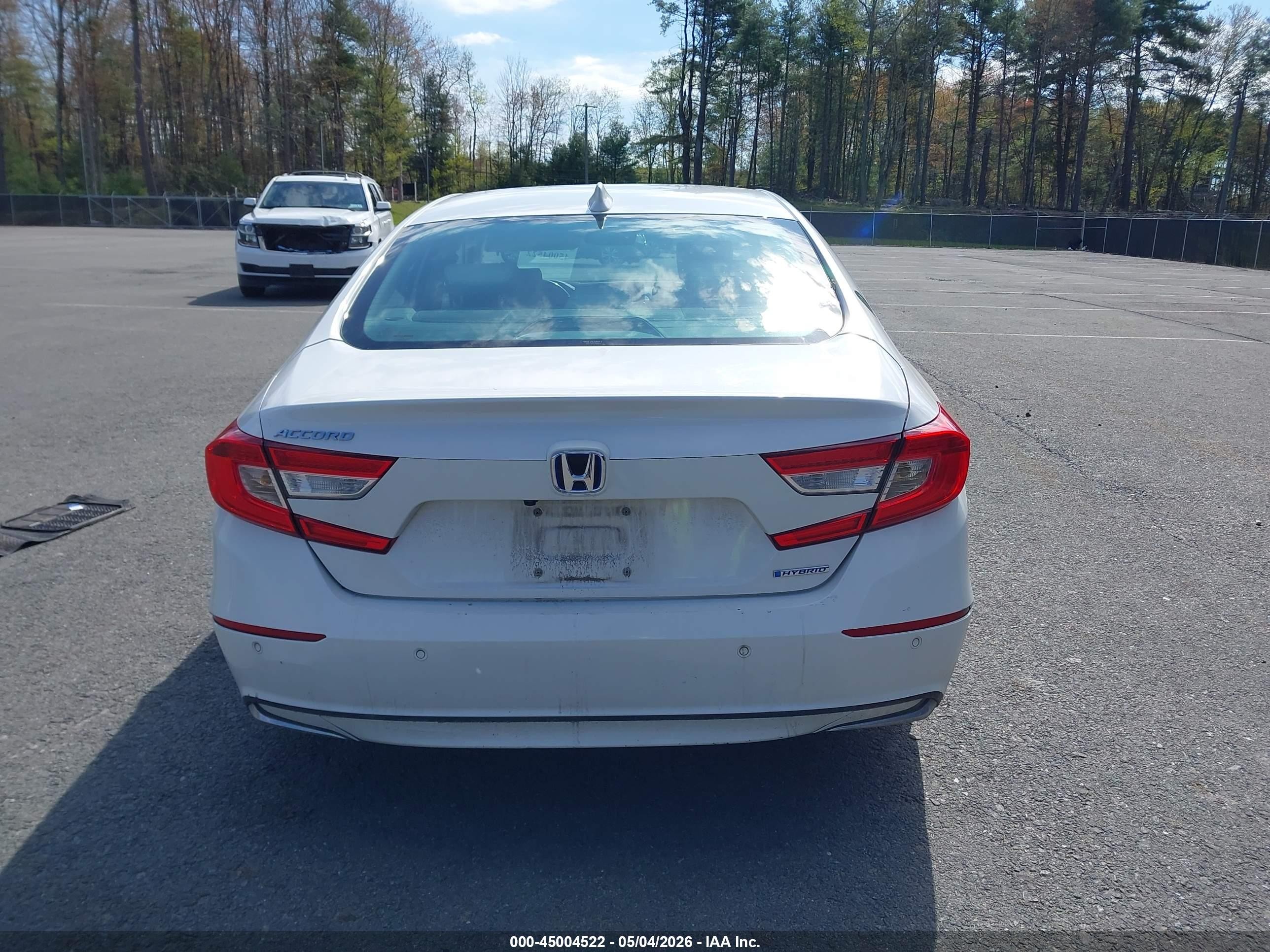 2021 Honda Accord Hybrid Ex-l Белый vin: 1HGCV3F55MA004727