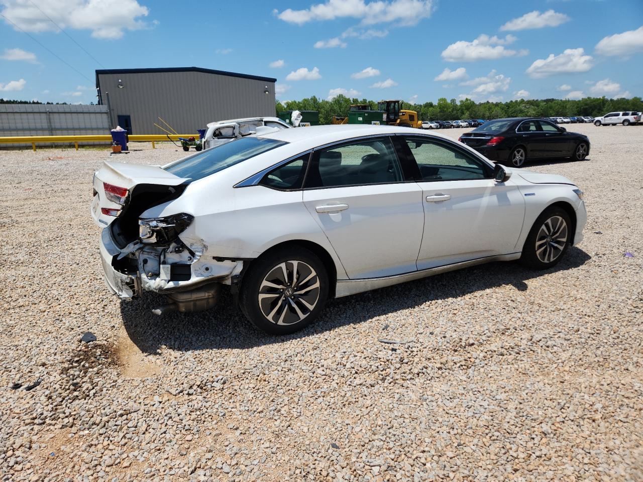 2021 Honda Accord Hybrid Exl Белый vin: 1HGCV3F55MA019325