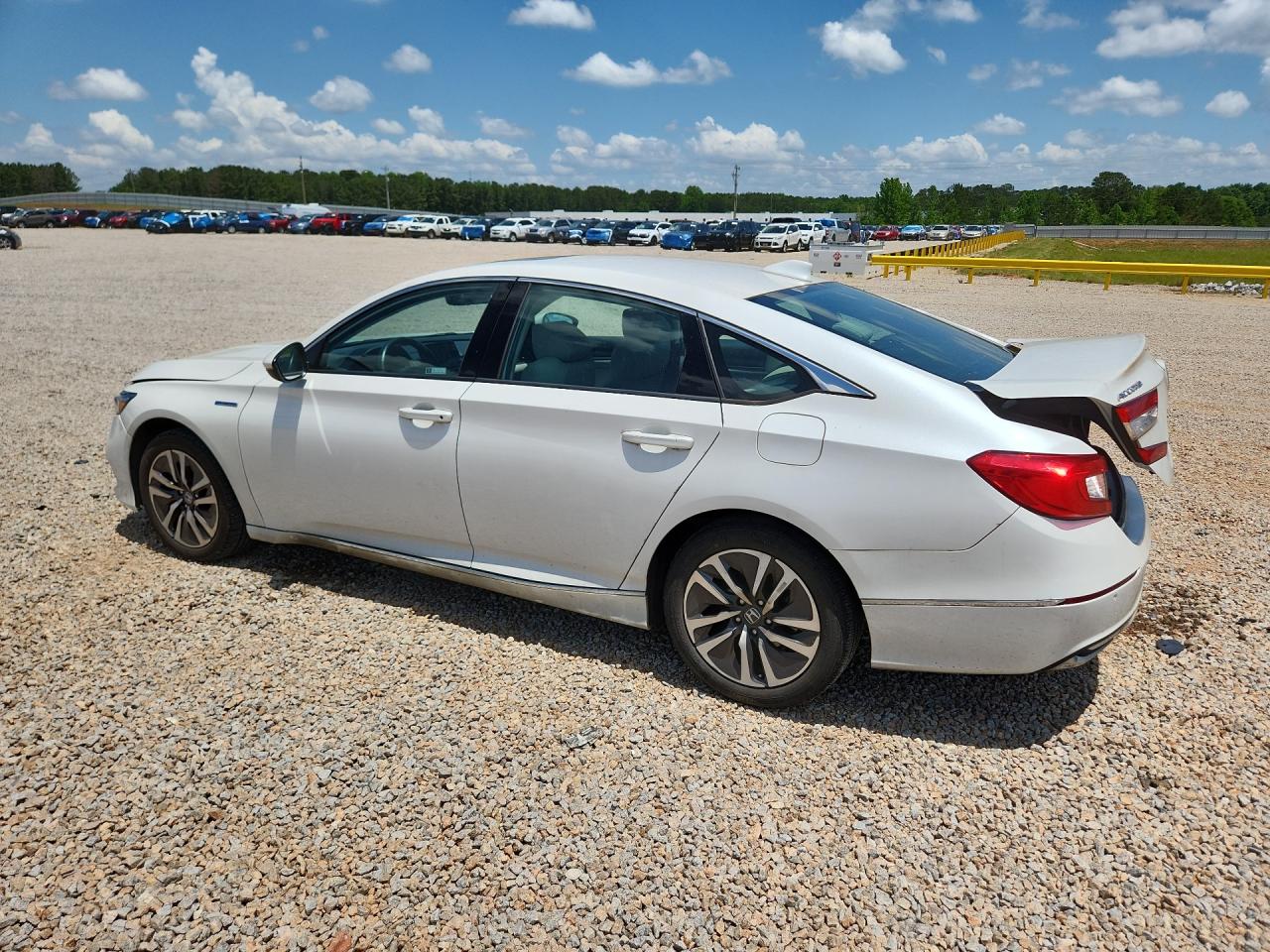 2021 Honda Accord Hybrid Exl Белый vin: 1HGCV3F55MA019325