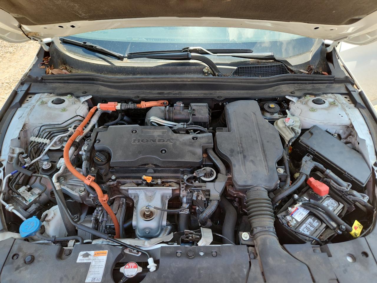 2021 Honda Accord Hybrid Exl Белый vin: 1HGCV3F55MA019325