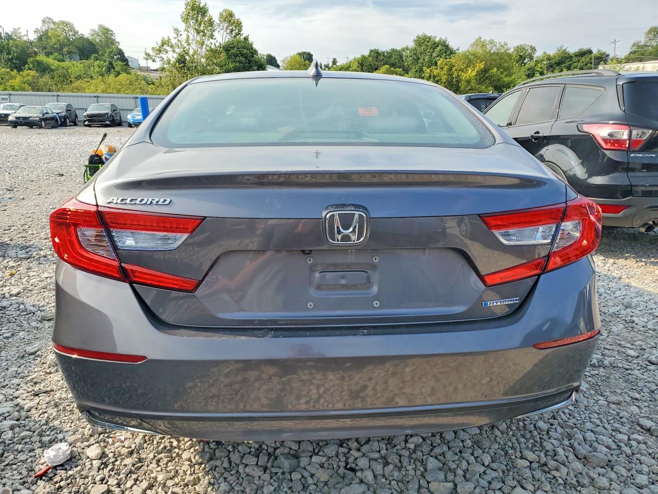 2020 Honda Accord Hybrid Exl Gray vin: 1HGCV3F58LA008057