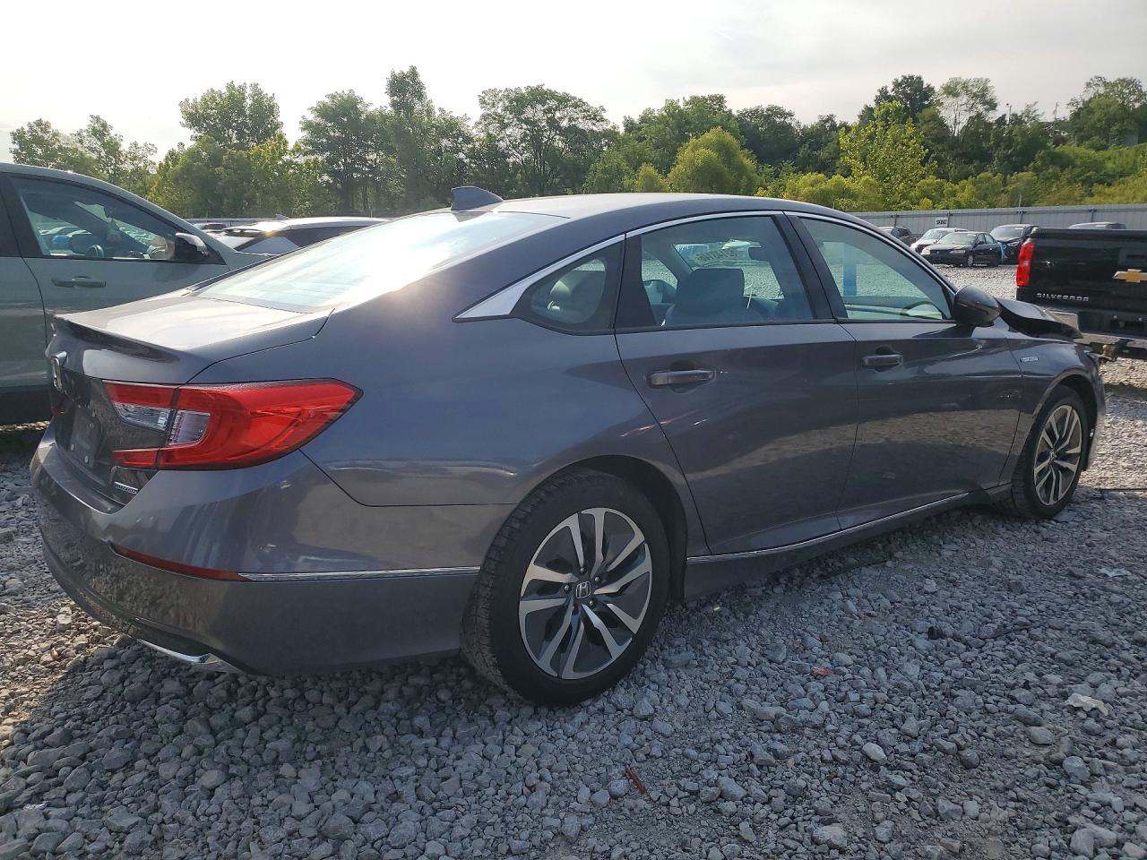 2020 Honda Accord Hybrid Exl Gray vin: 1HGCV3F58LA008057