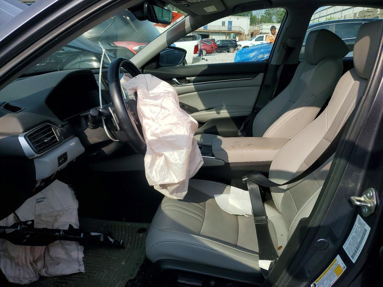 2020 Honda Accord Hybrid Exl Gray vin: 1HGCV3F58LA008057