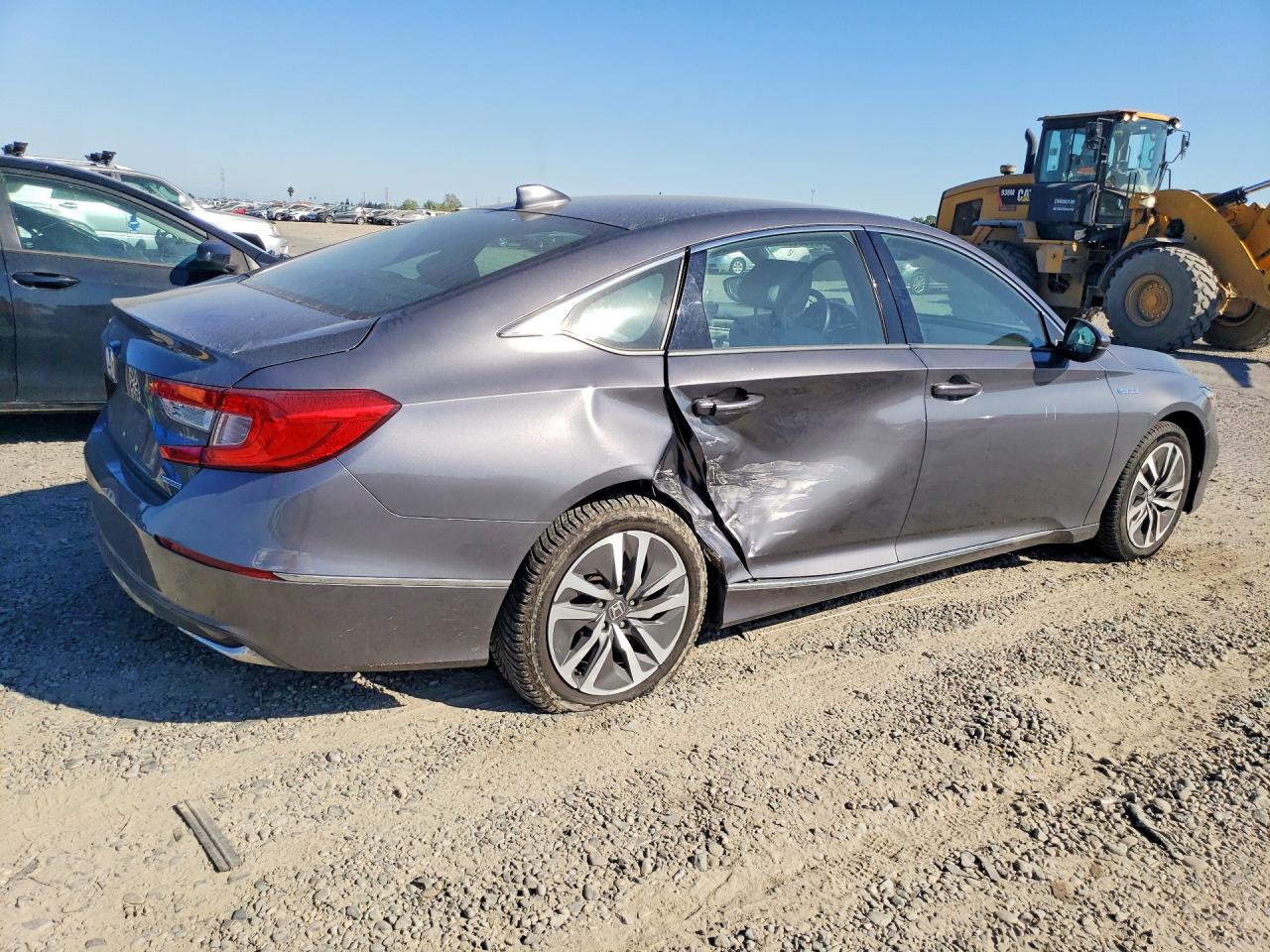 2018 Honda Accord Hybrid Exl Серый vin: 1HGCV3F5XJA009661