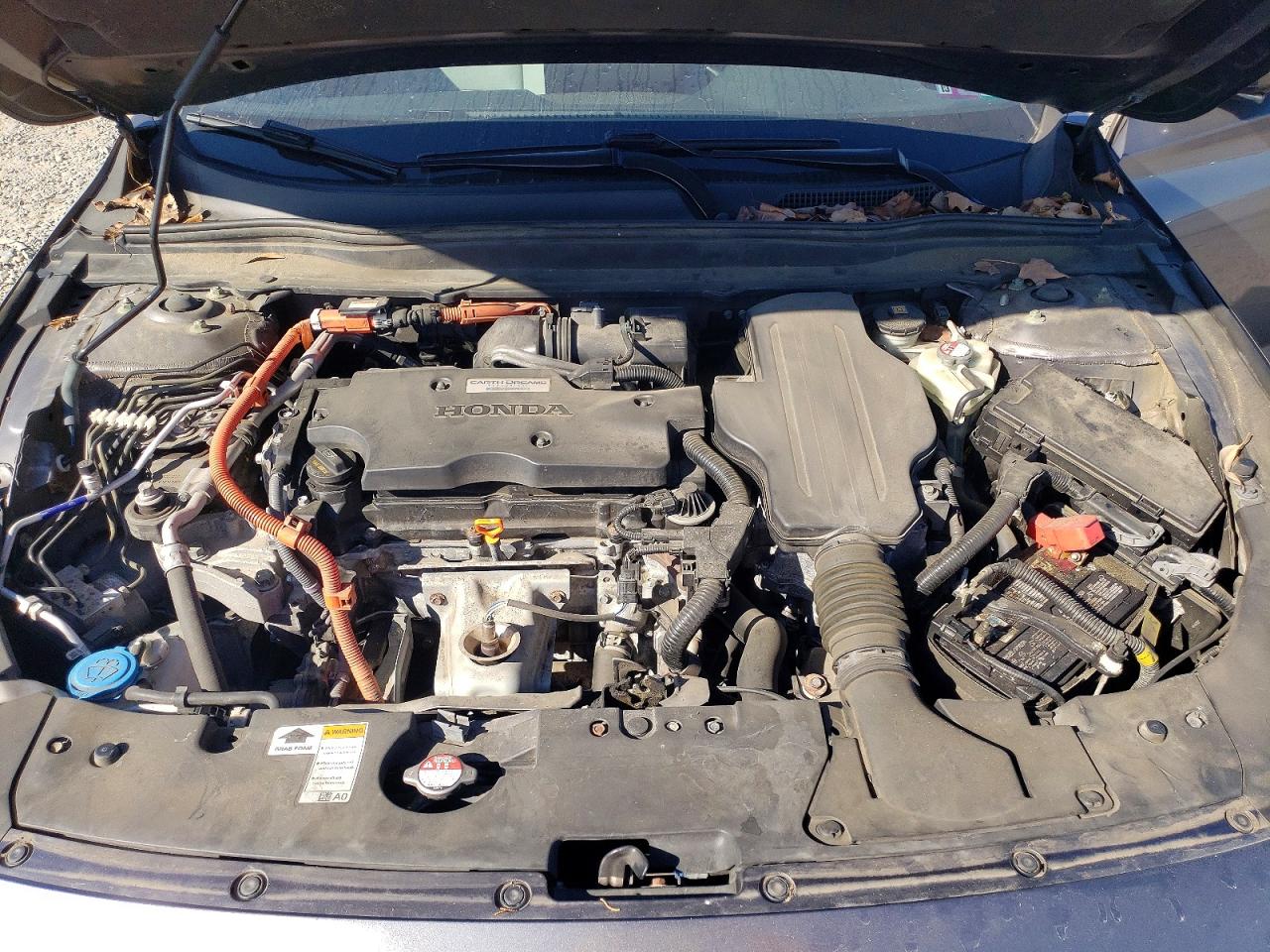2018 Honda Accord Hybrid Exl Серый vin: 1HGCV3F5XJA009661
